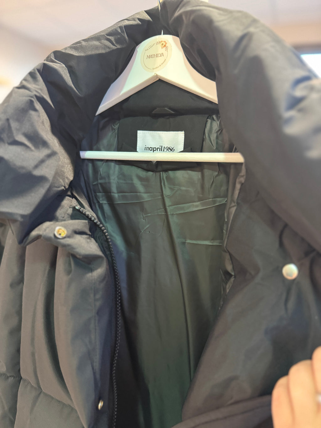 Doudoune avec ceinture