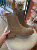 Bottines chelsea taupe