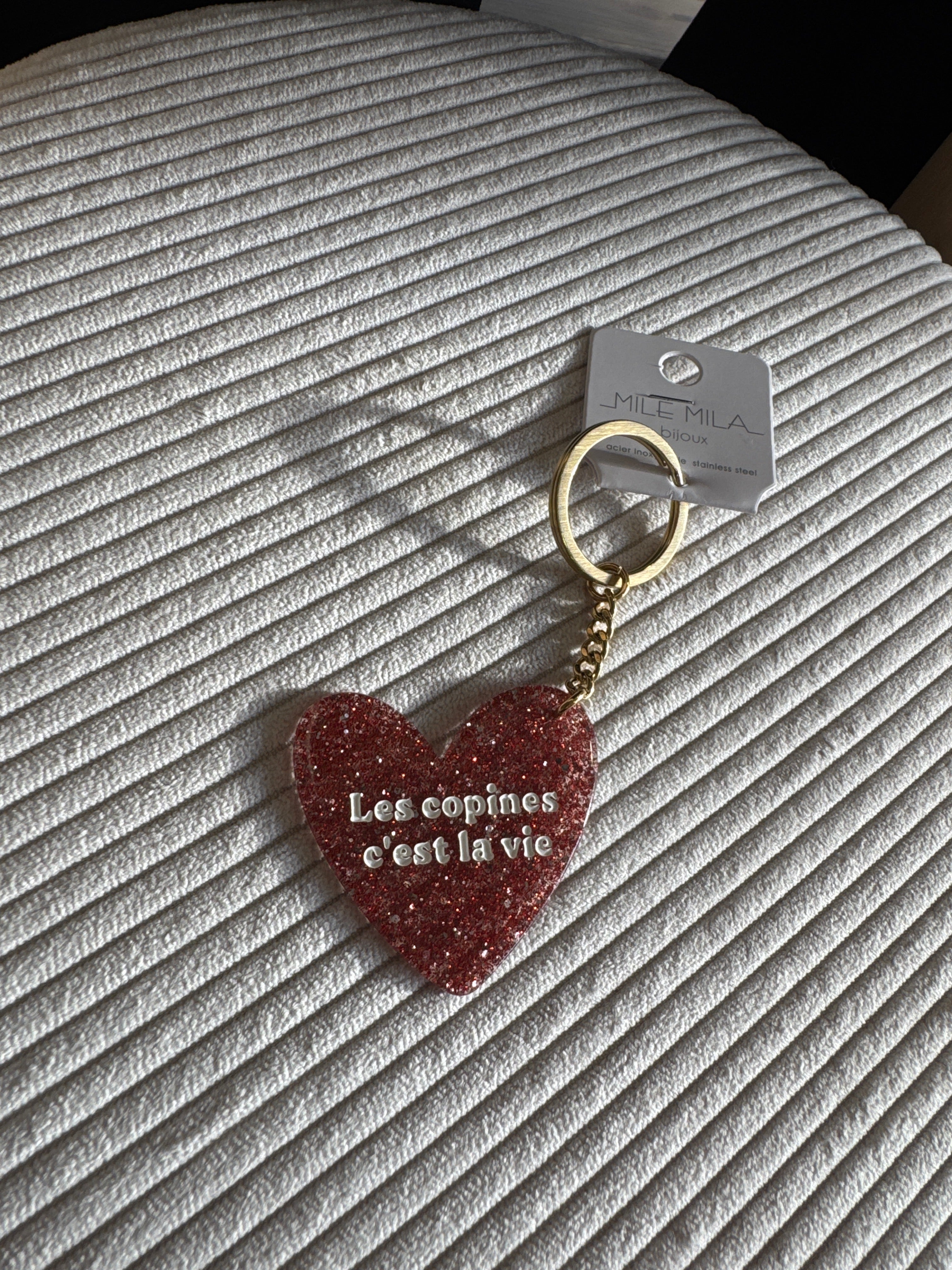 Porte clés les copines c’est la vie