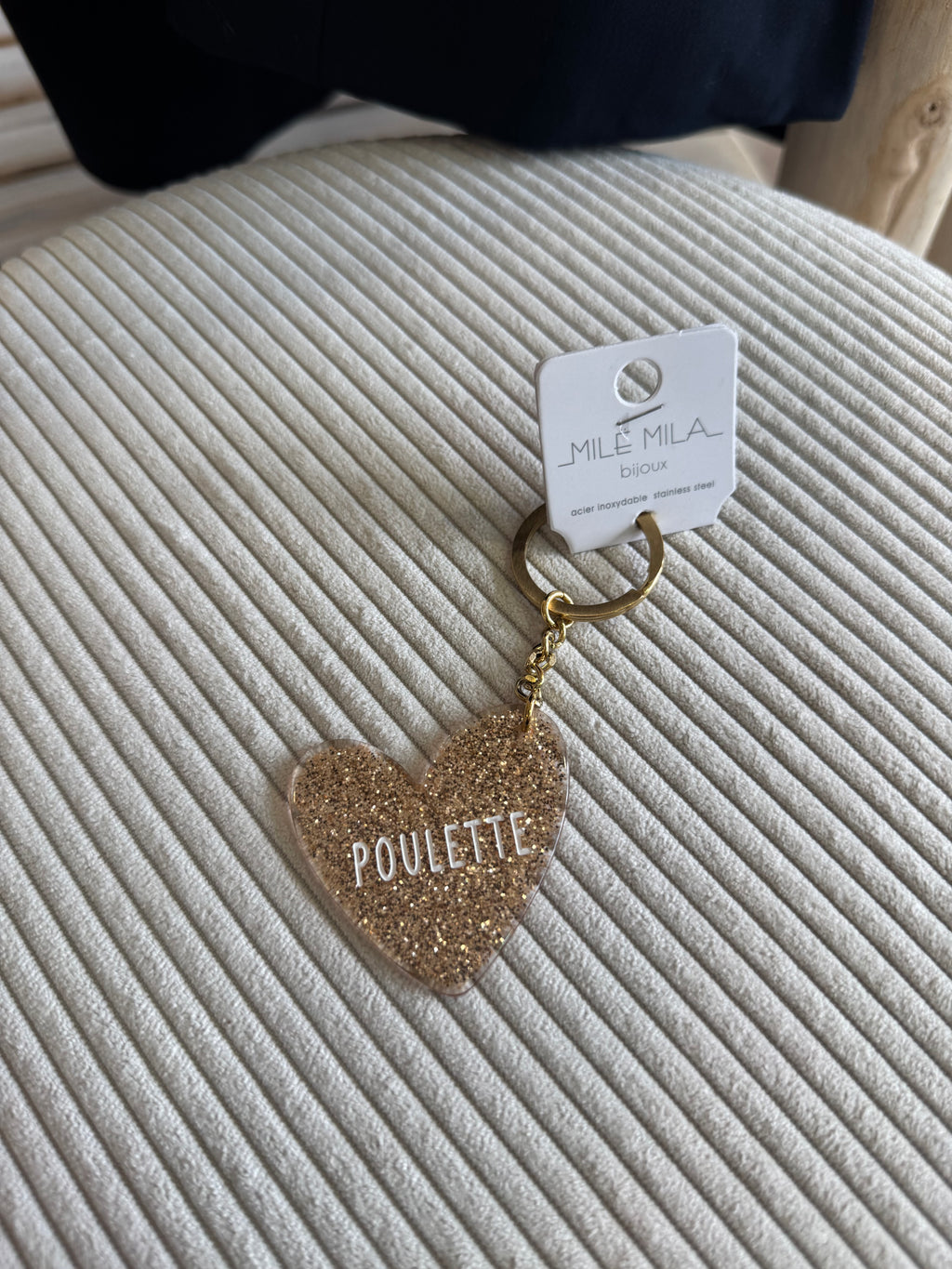 Porte clés poulette