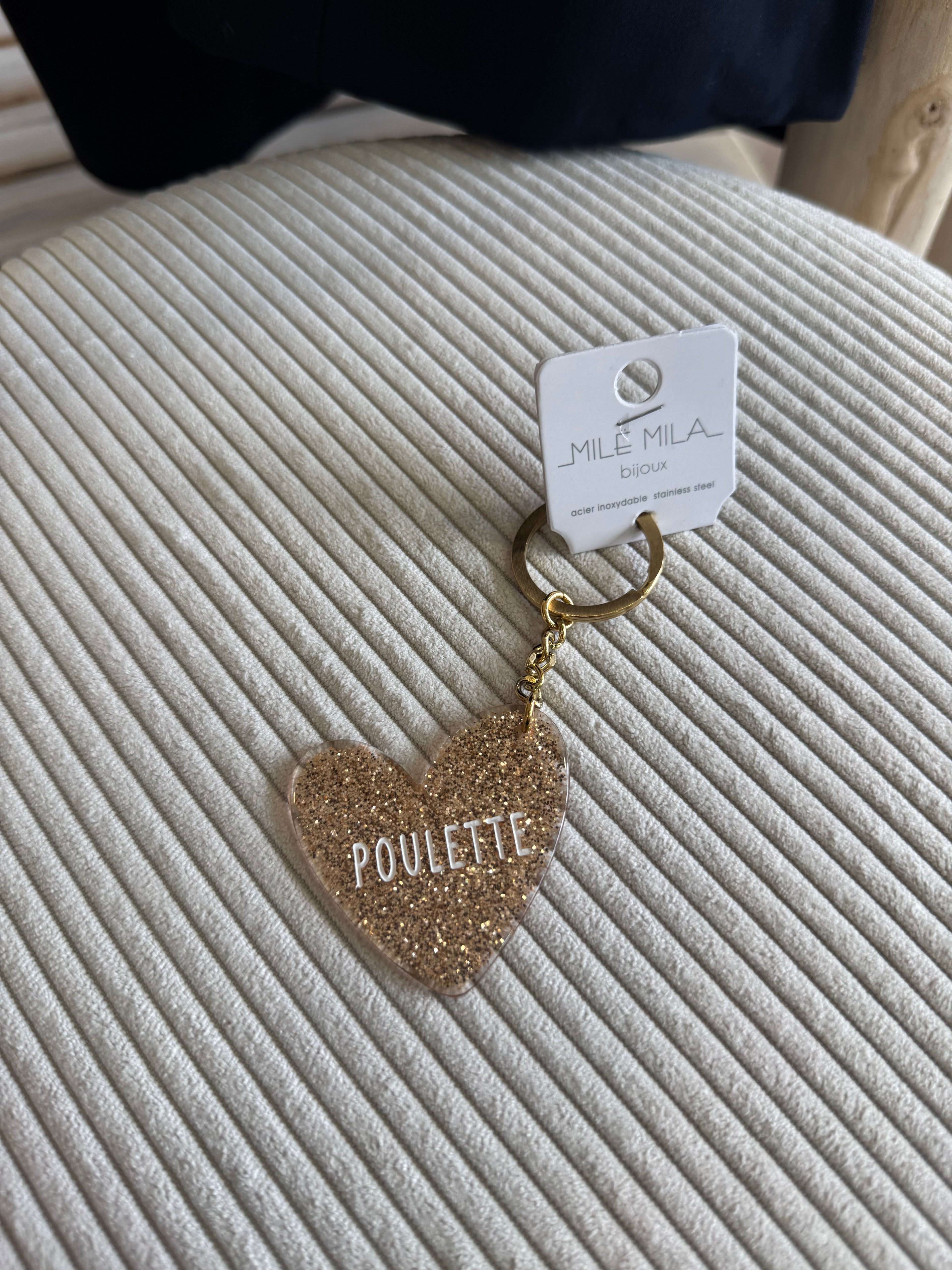 Porte clés poulette