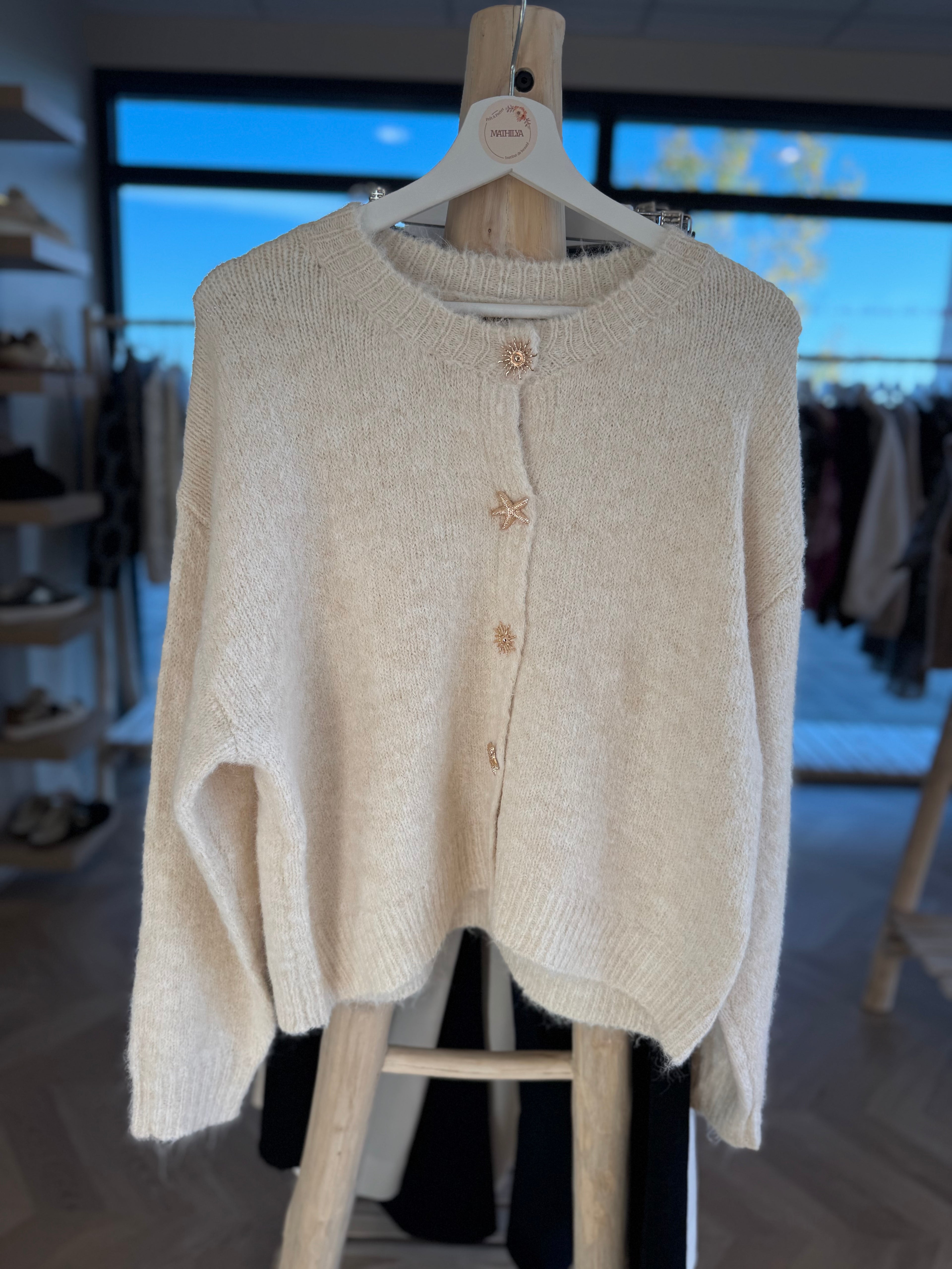 Gilet en maille douce