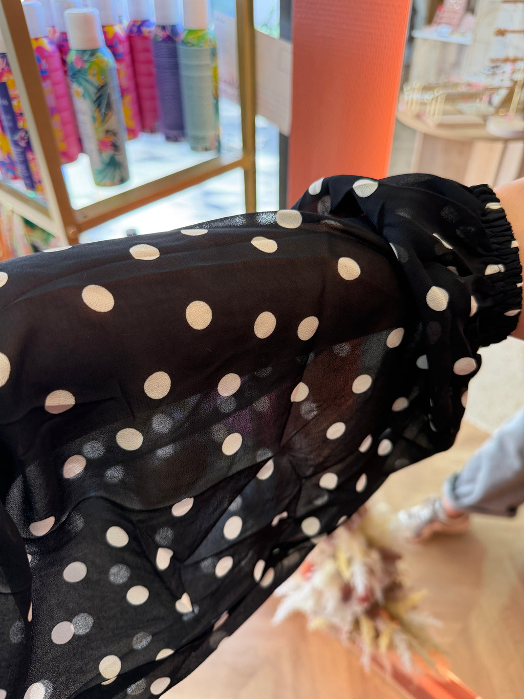 Blouse à pois