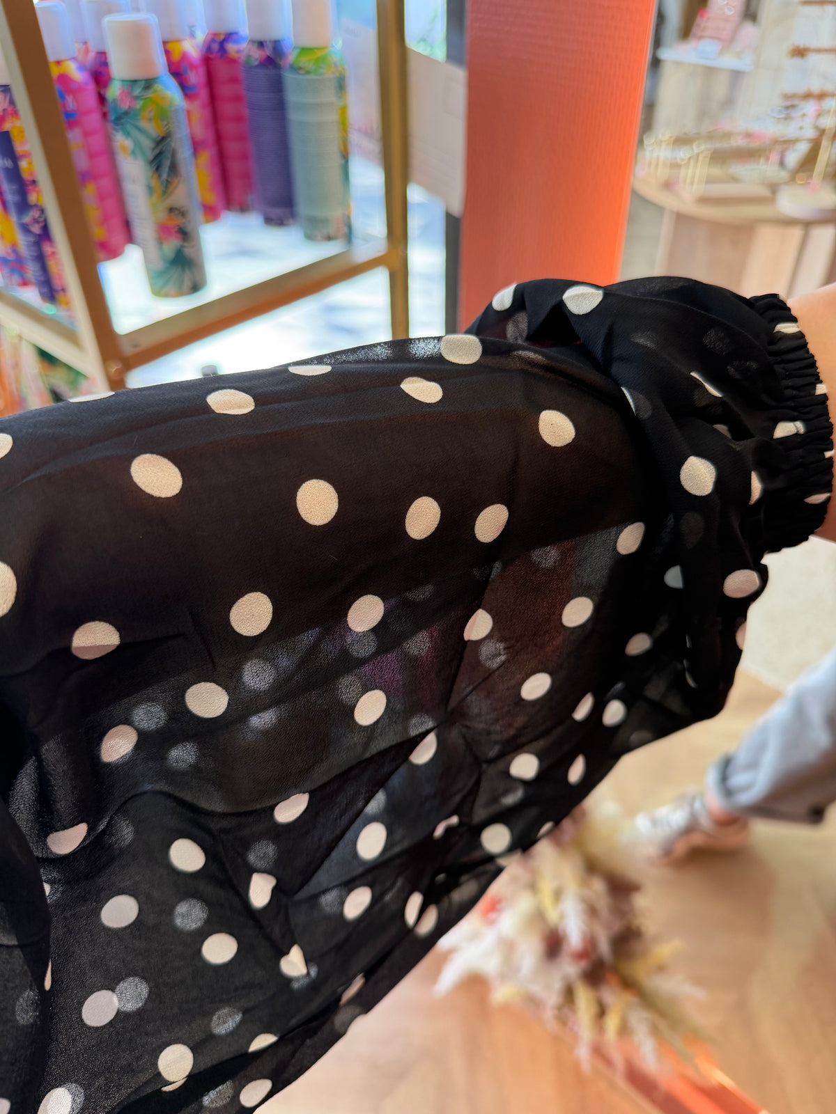 Blouse à pois