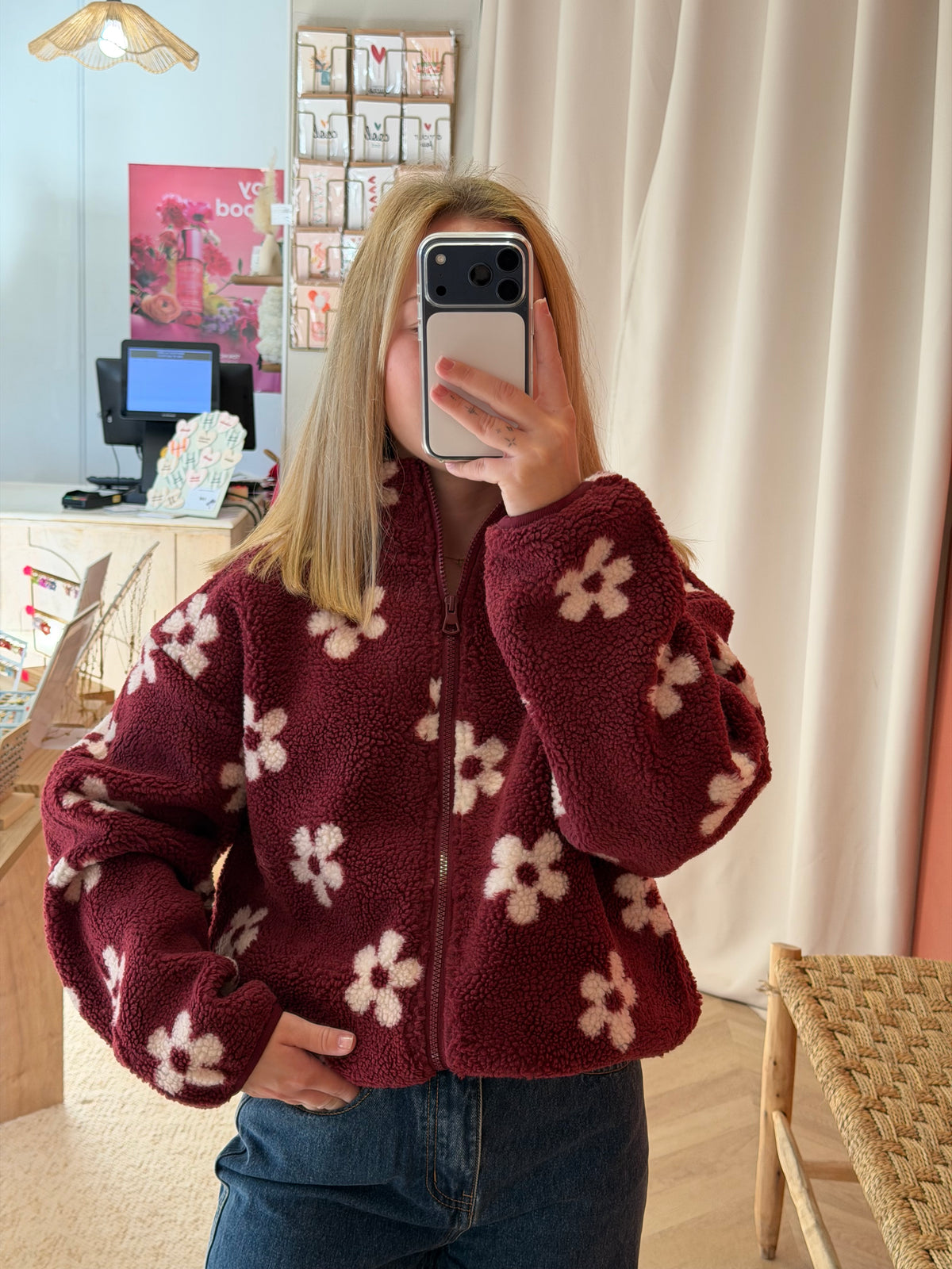 Polaire bordeaux
