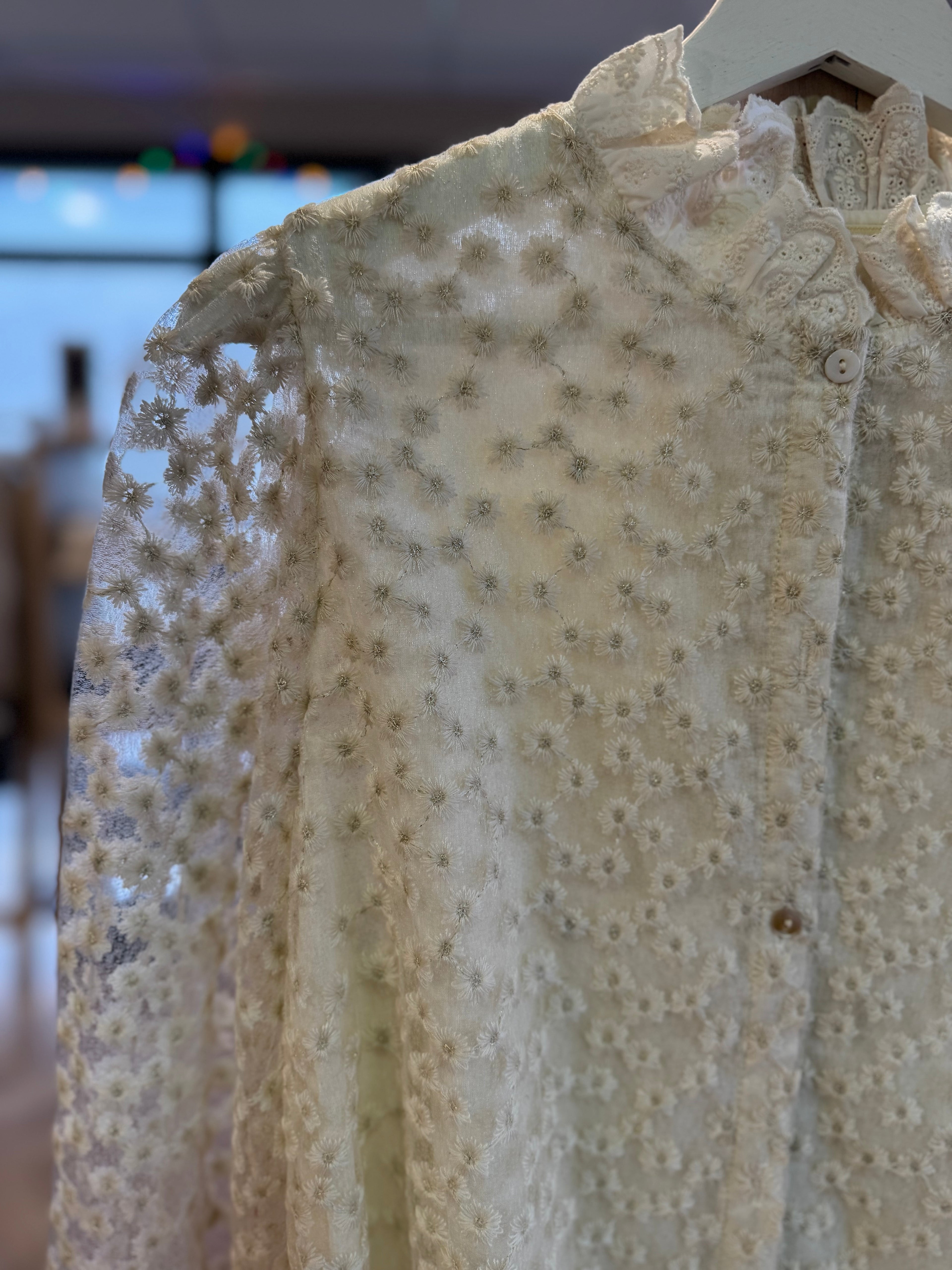 Chemise motifs fleurs