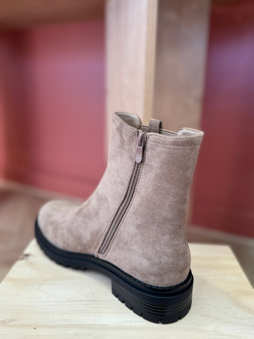 Bottines beige