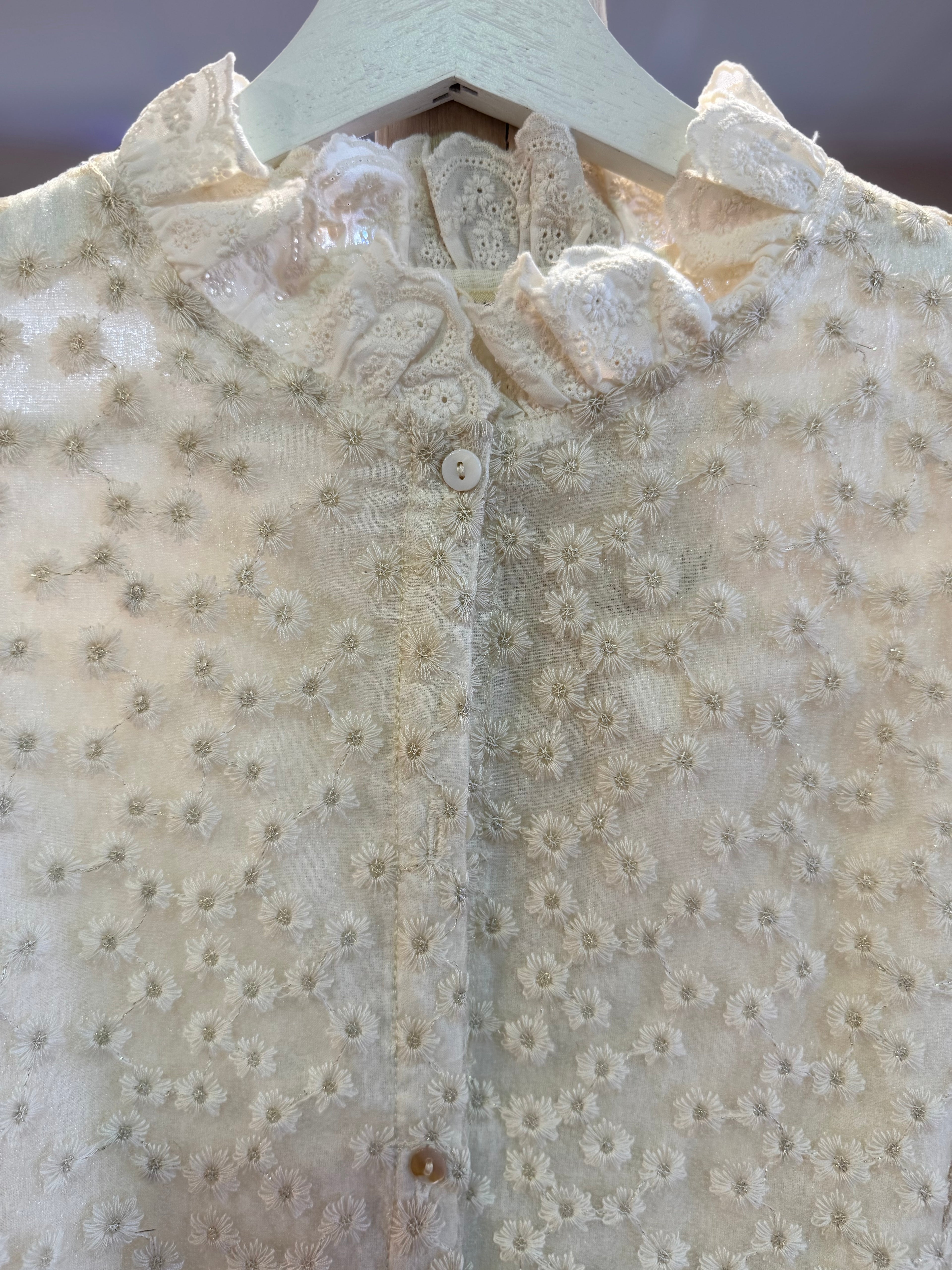 Chemise motifs fleurs