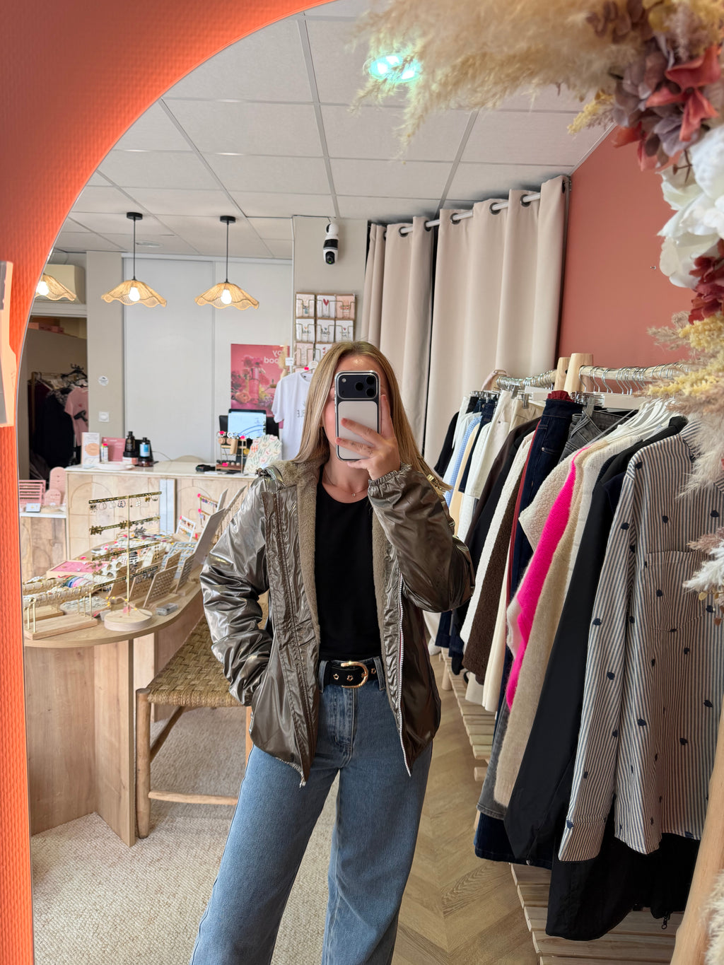 Parka doré Laura Jo