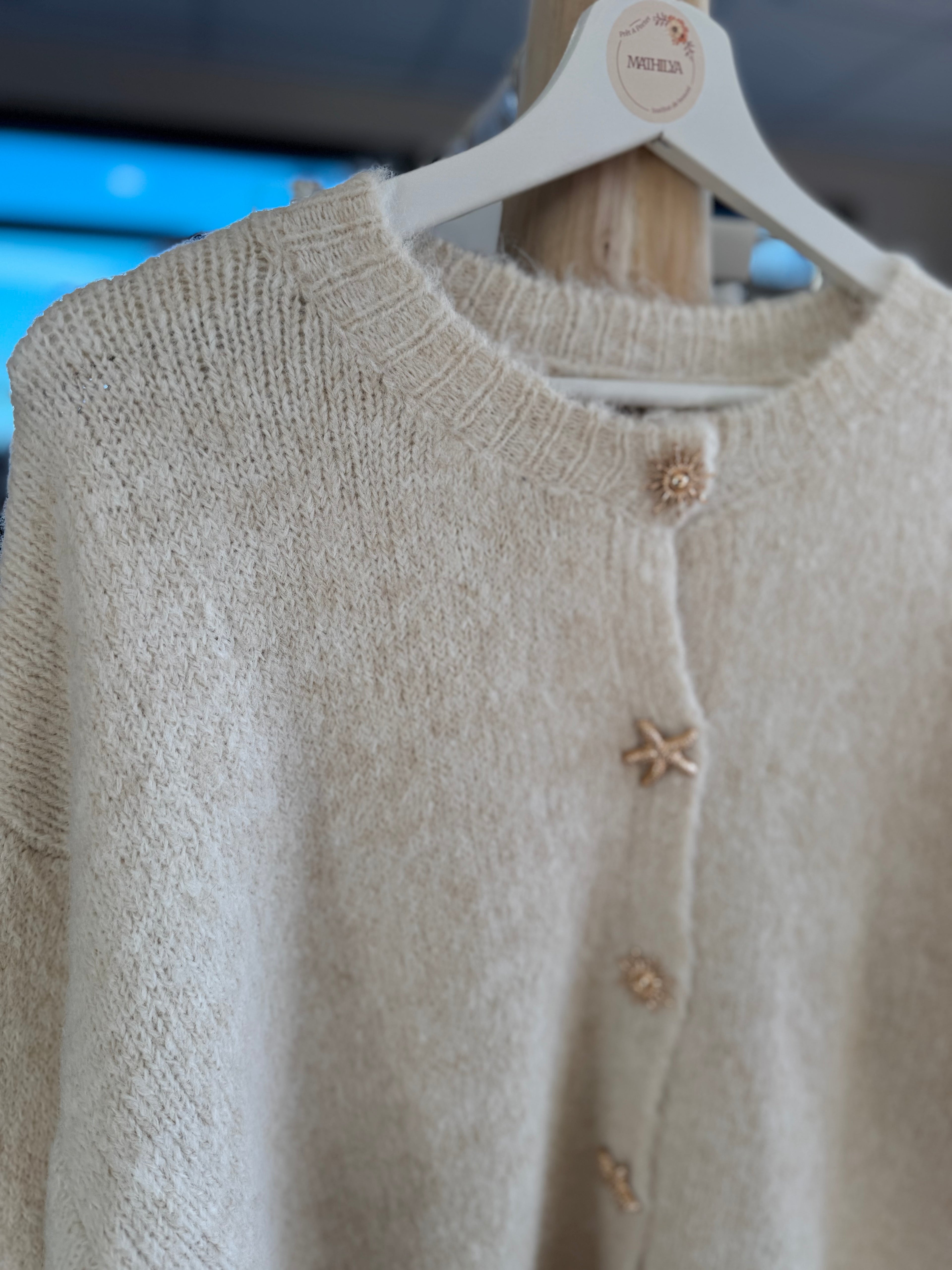 Gilet en maille douce