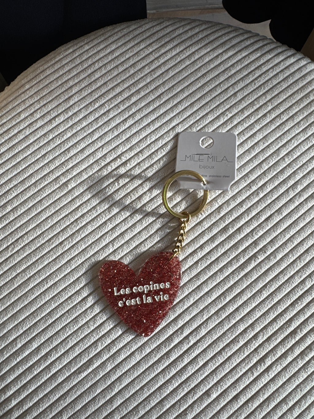 Porte clés les copines c’est la vie
