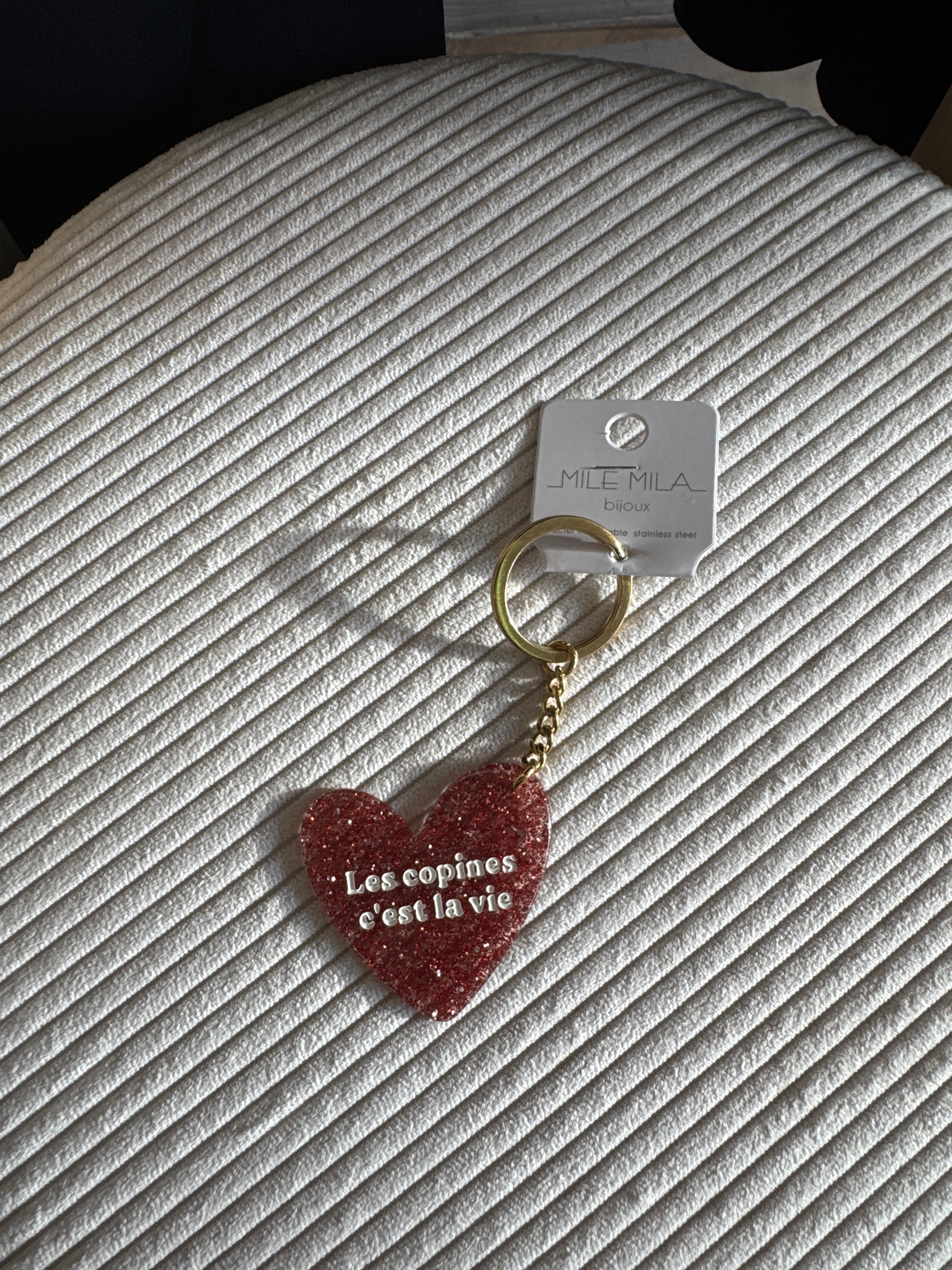 Porte clés les copines c’est la vie