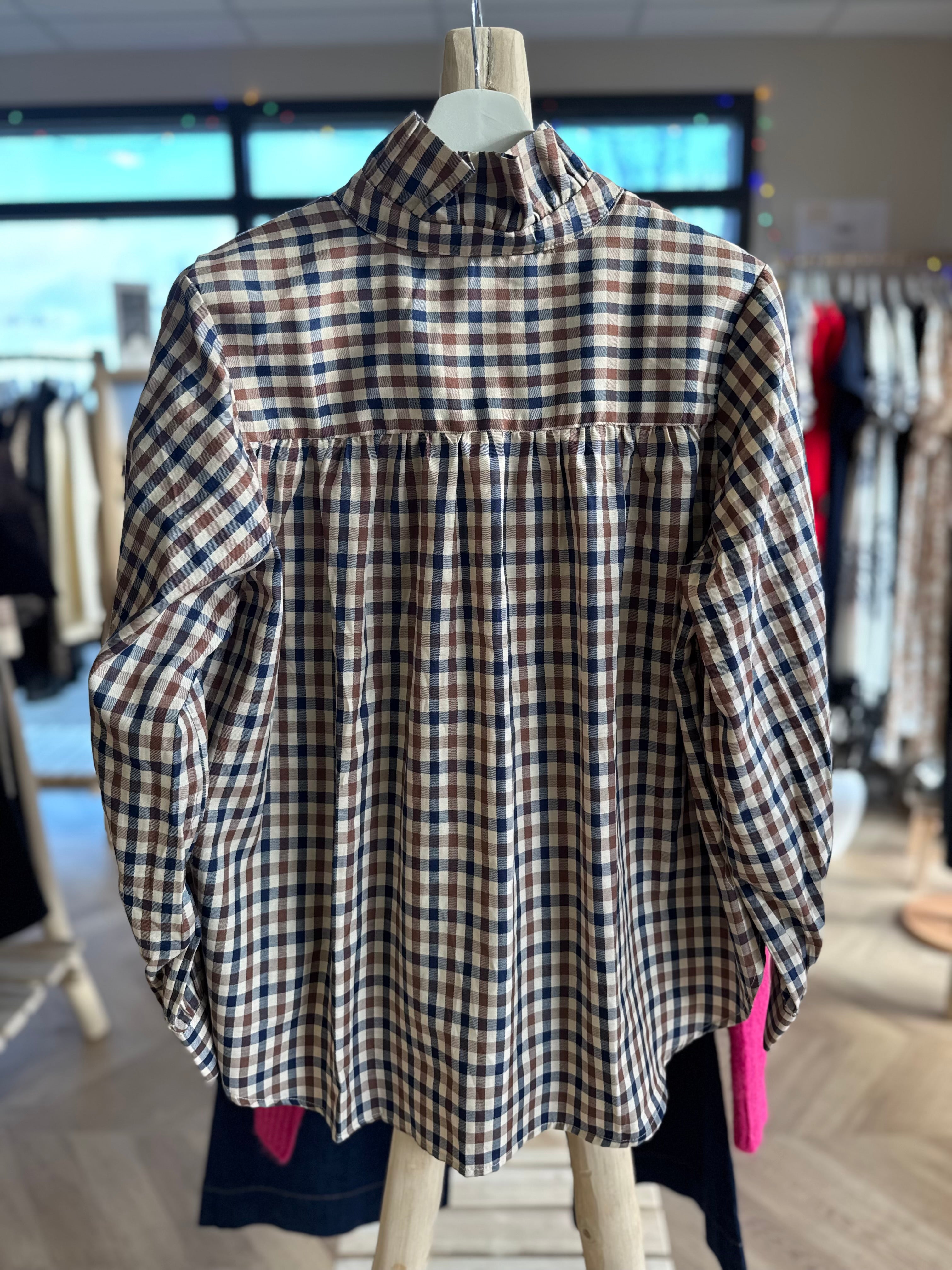 Chemise à carreaux
