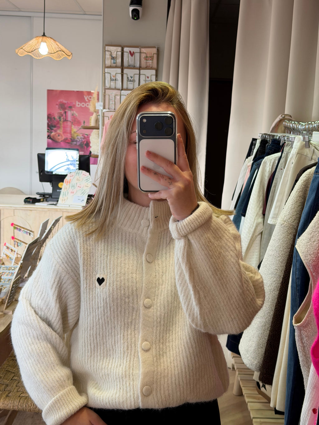 Gilet cœur