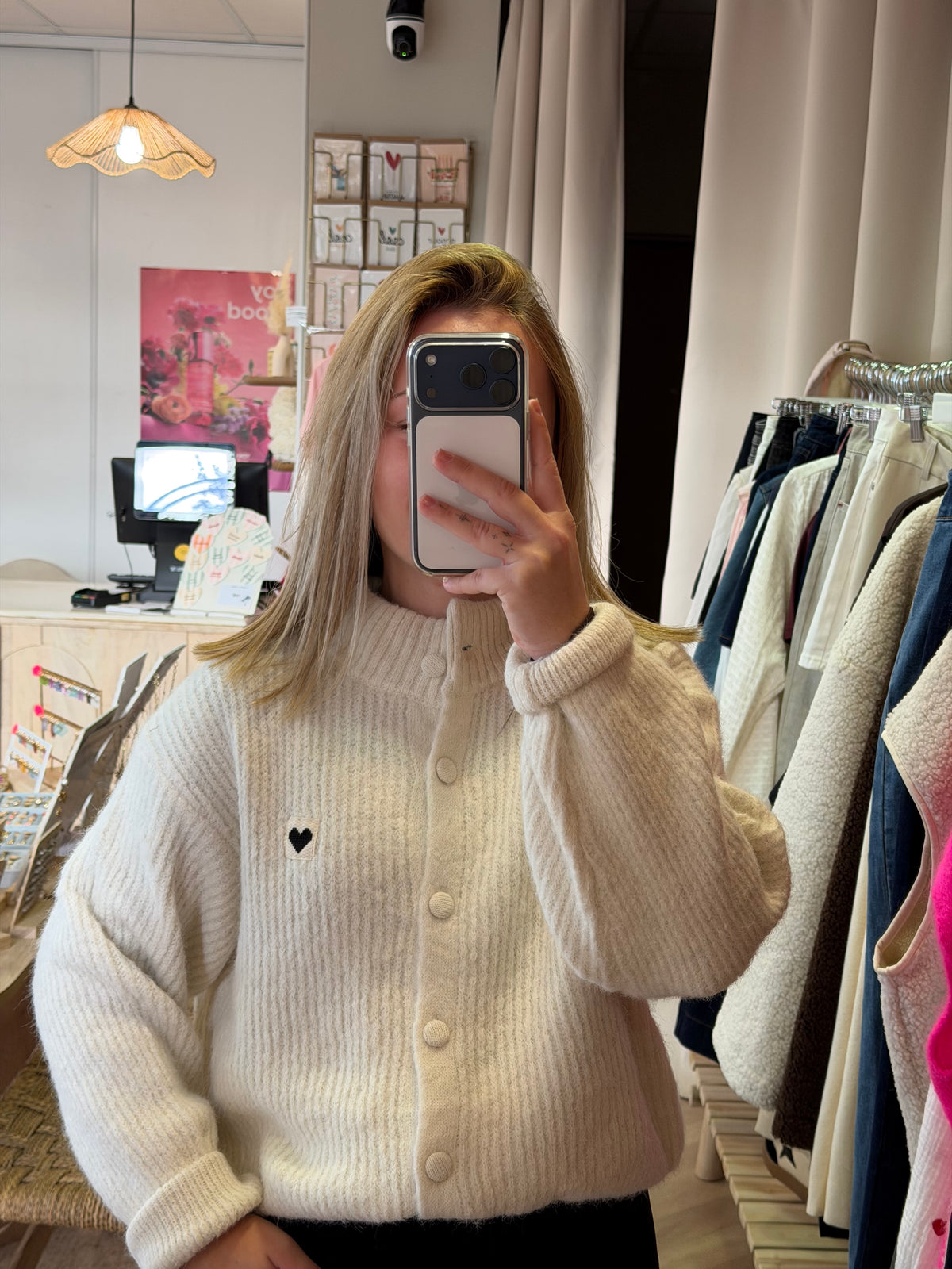 Gilet cœur