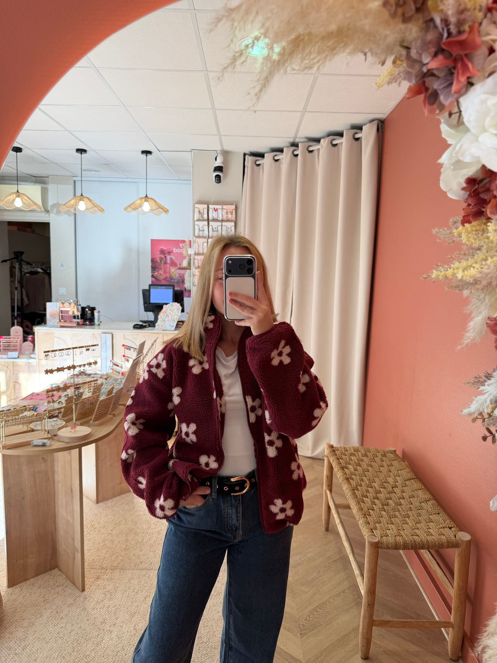 Polaire bordeaux