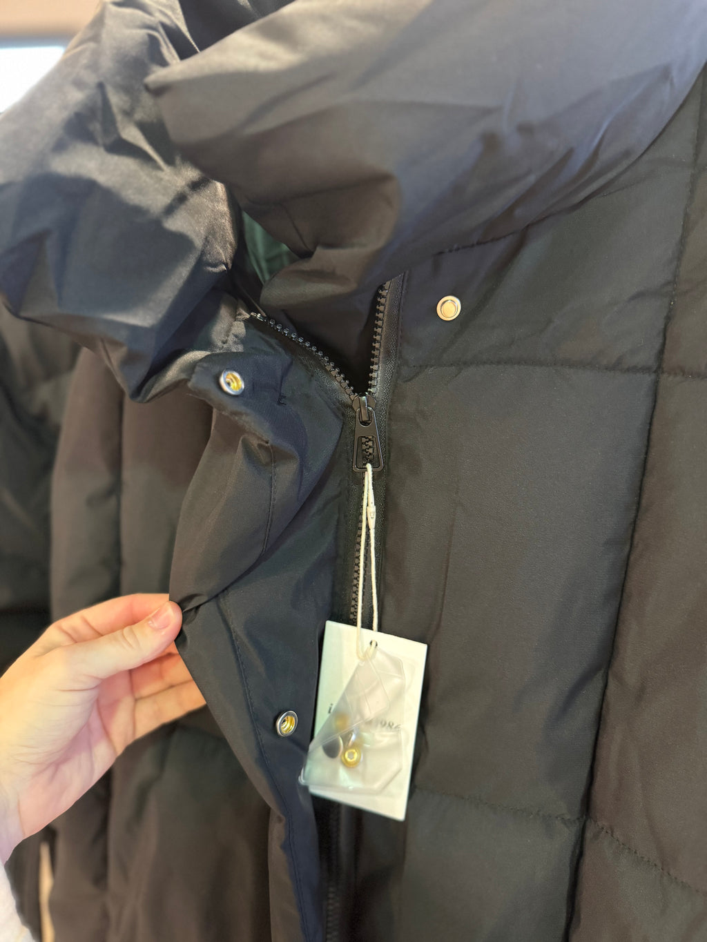 Doudoune avec ceinture