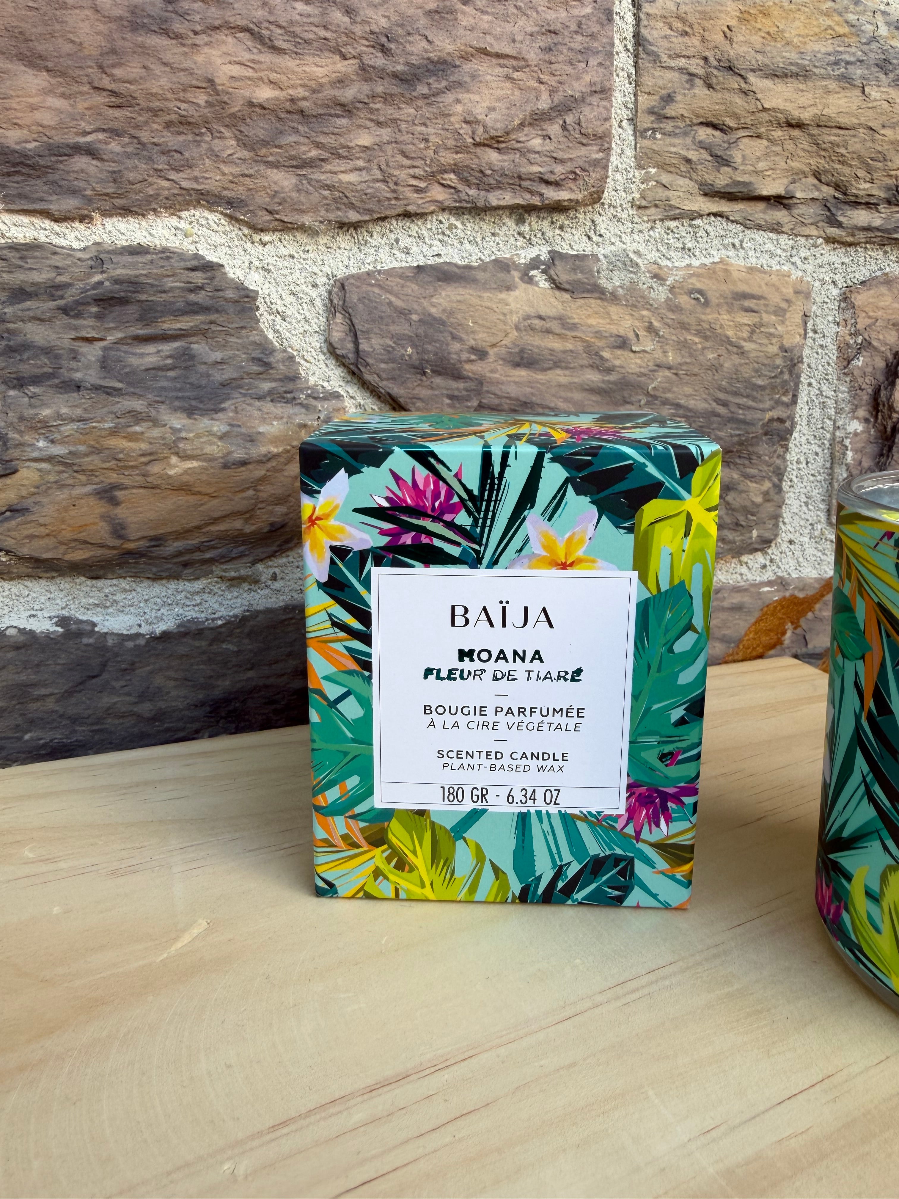 Bougie fleur de tiaré Baïja