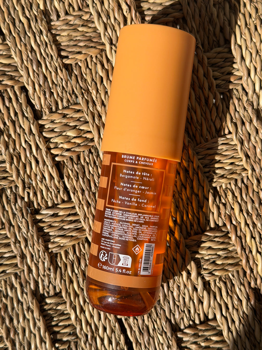Brume parfumée orange