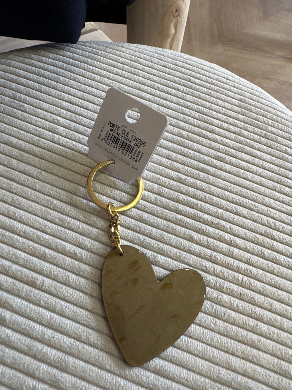 Porte clés marron iconic