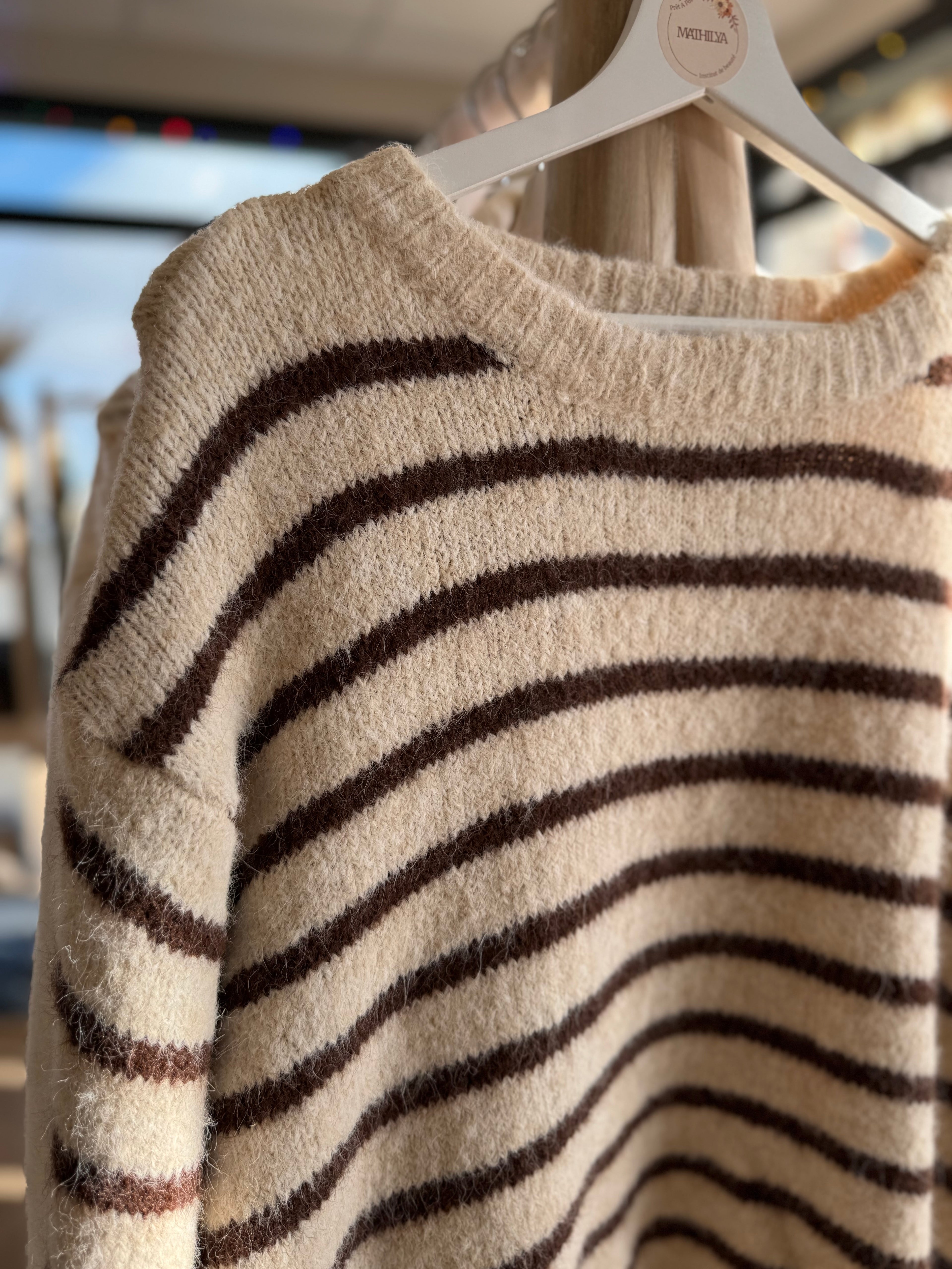 Pull à rayures