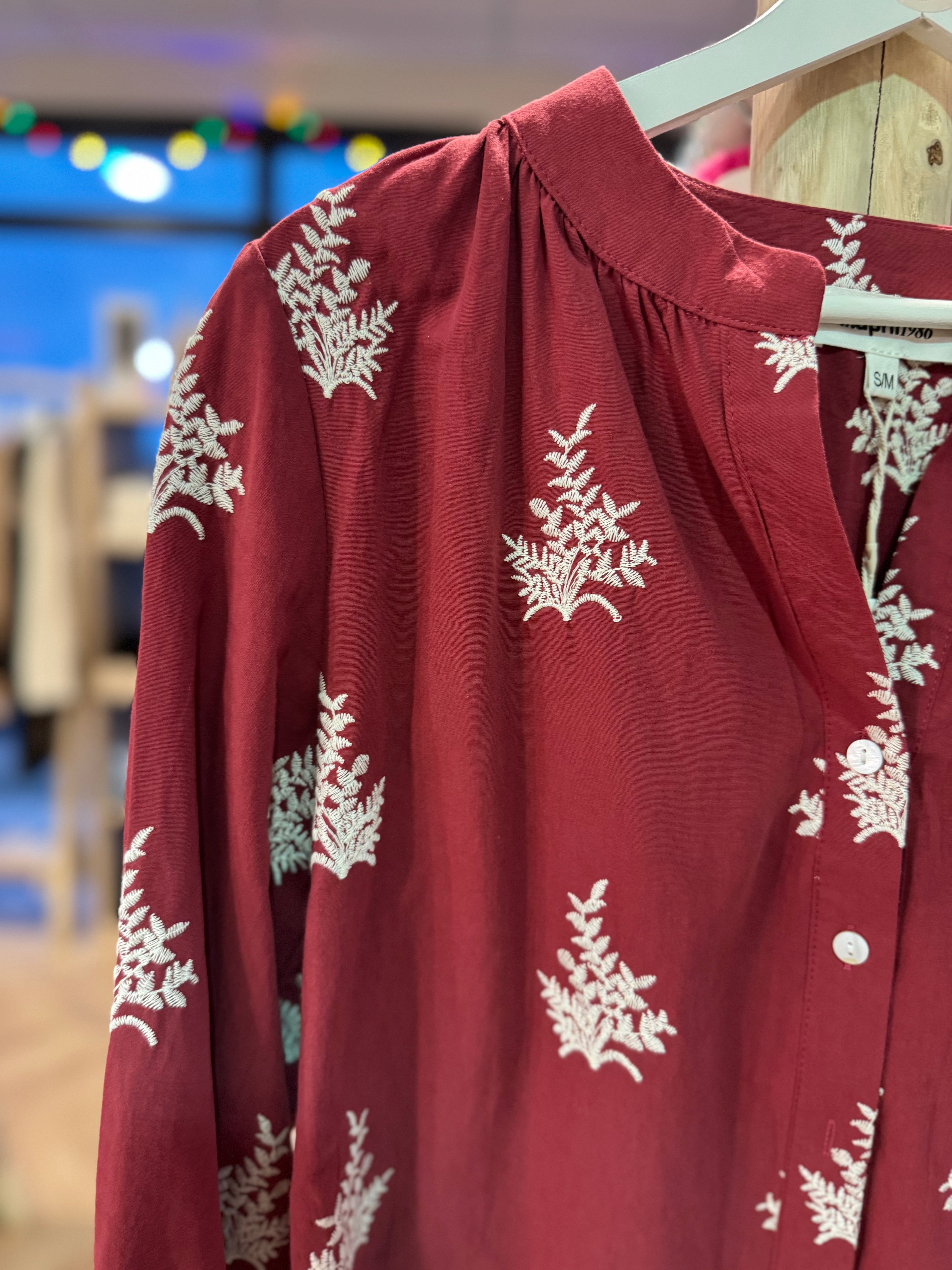 Chemisier terracotta