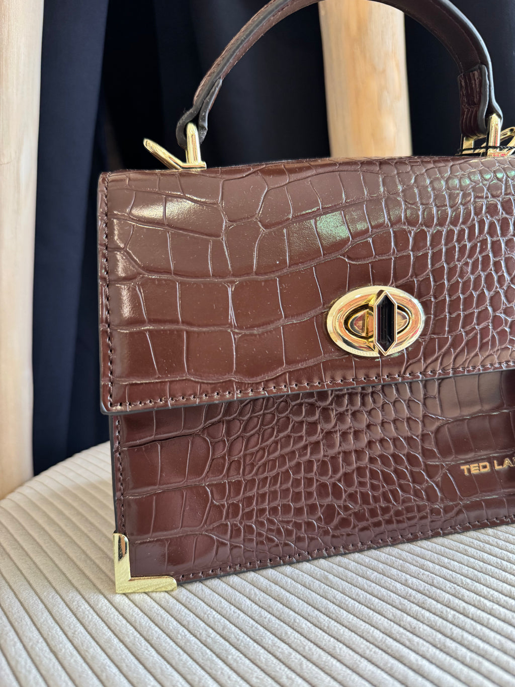 Sac à main croco
