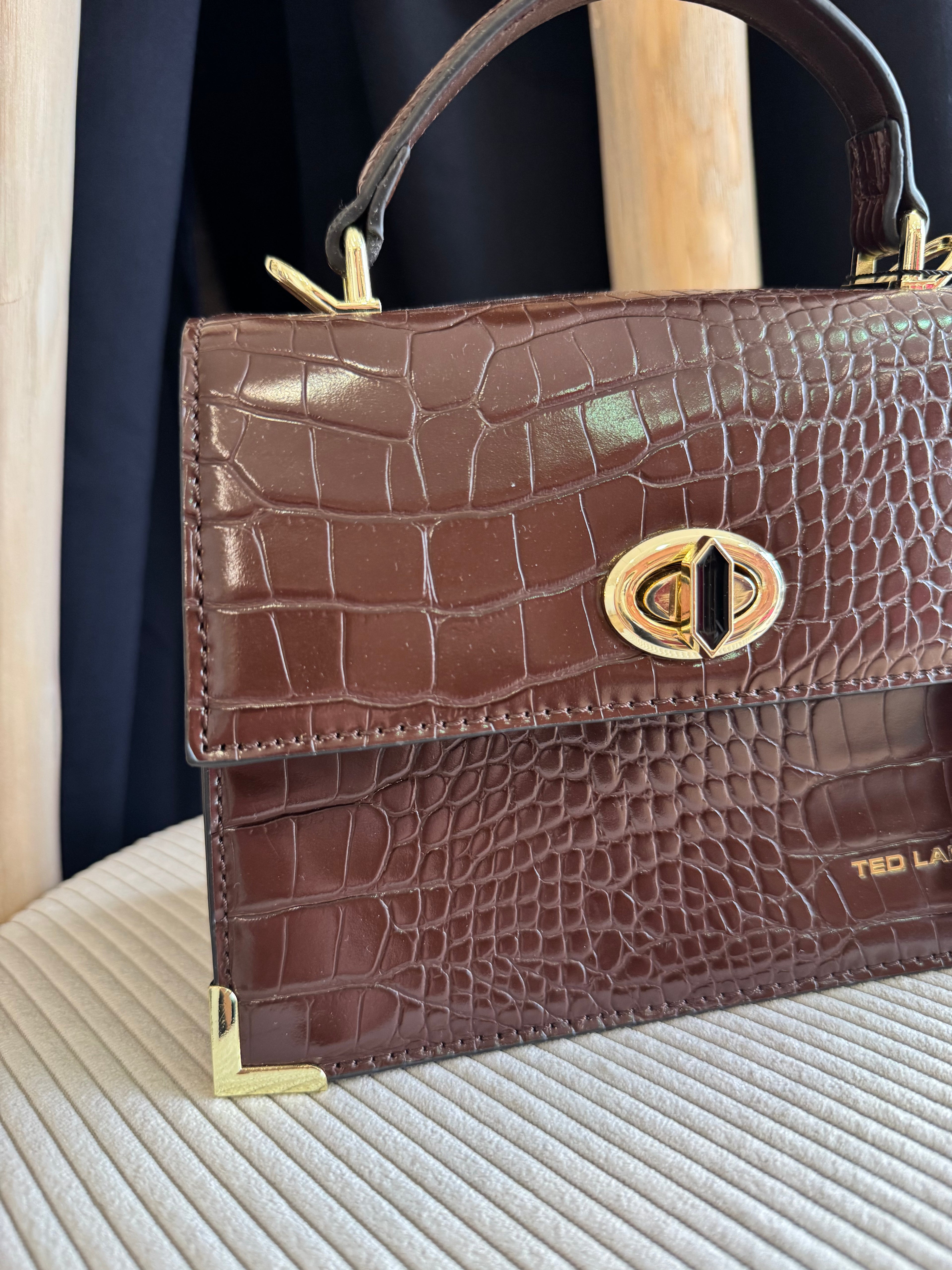 Sac à main croco