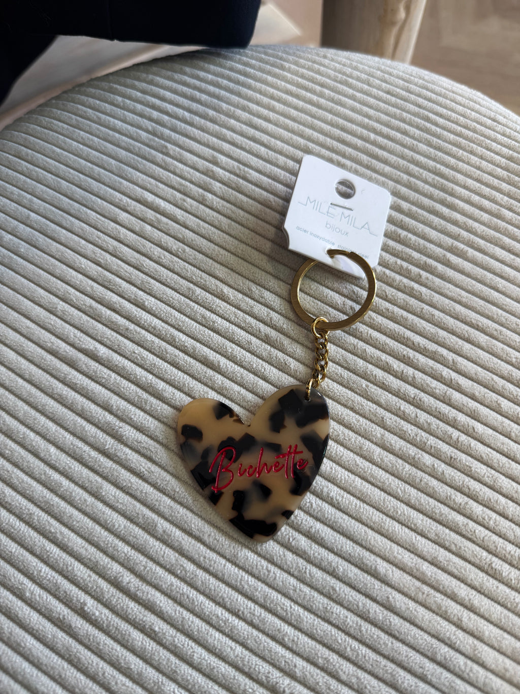 Porte clés bichette