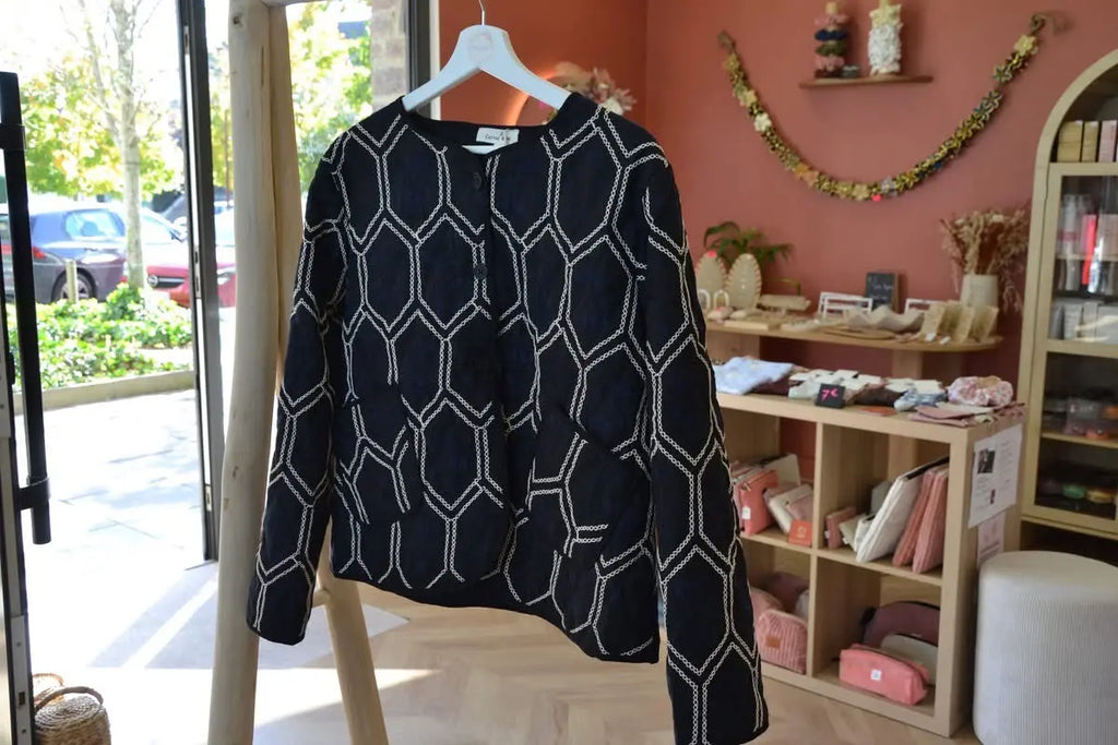 Veste matelassée à motifs