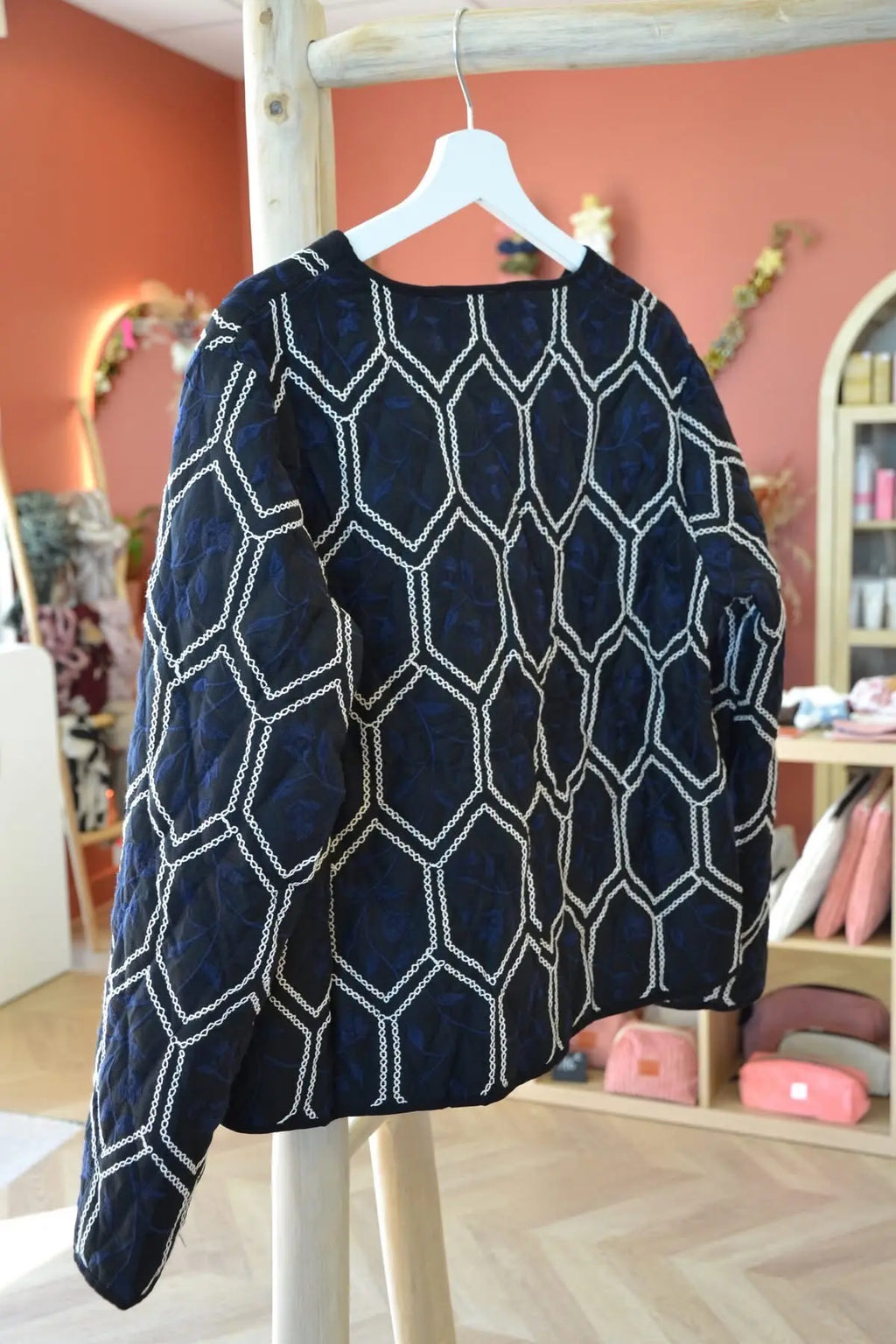 Veste matelassée à motifs