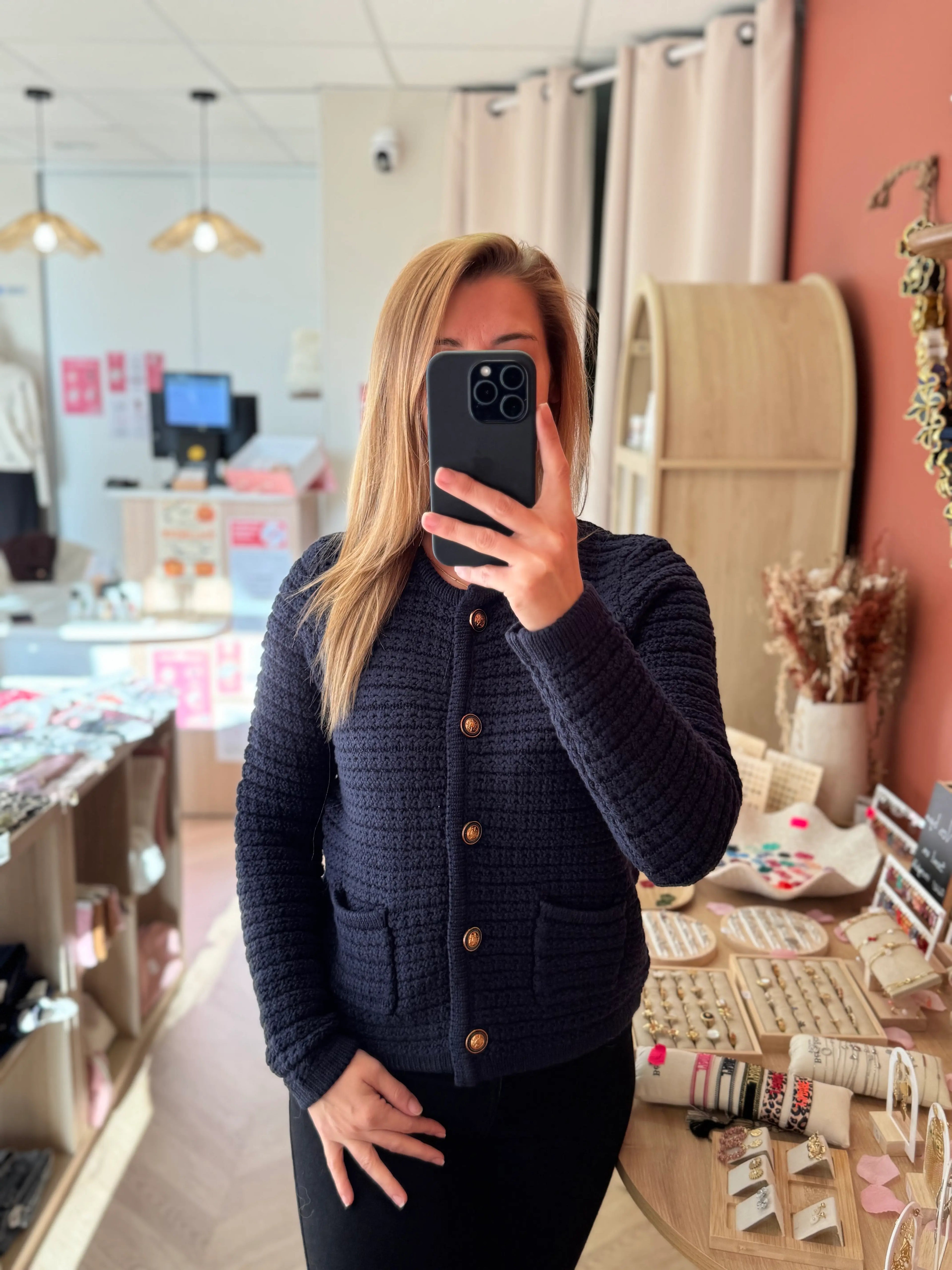 Gilet texturé élégant