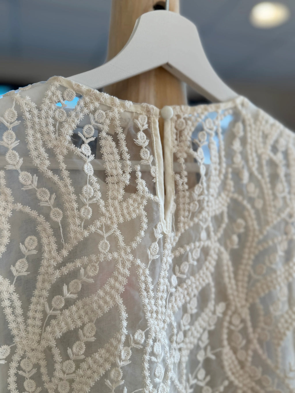 Blouse à dentelle