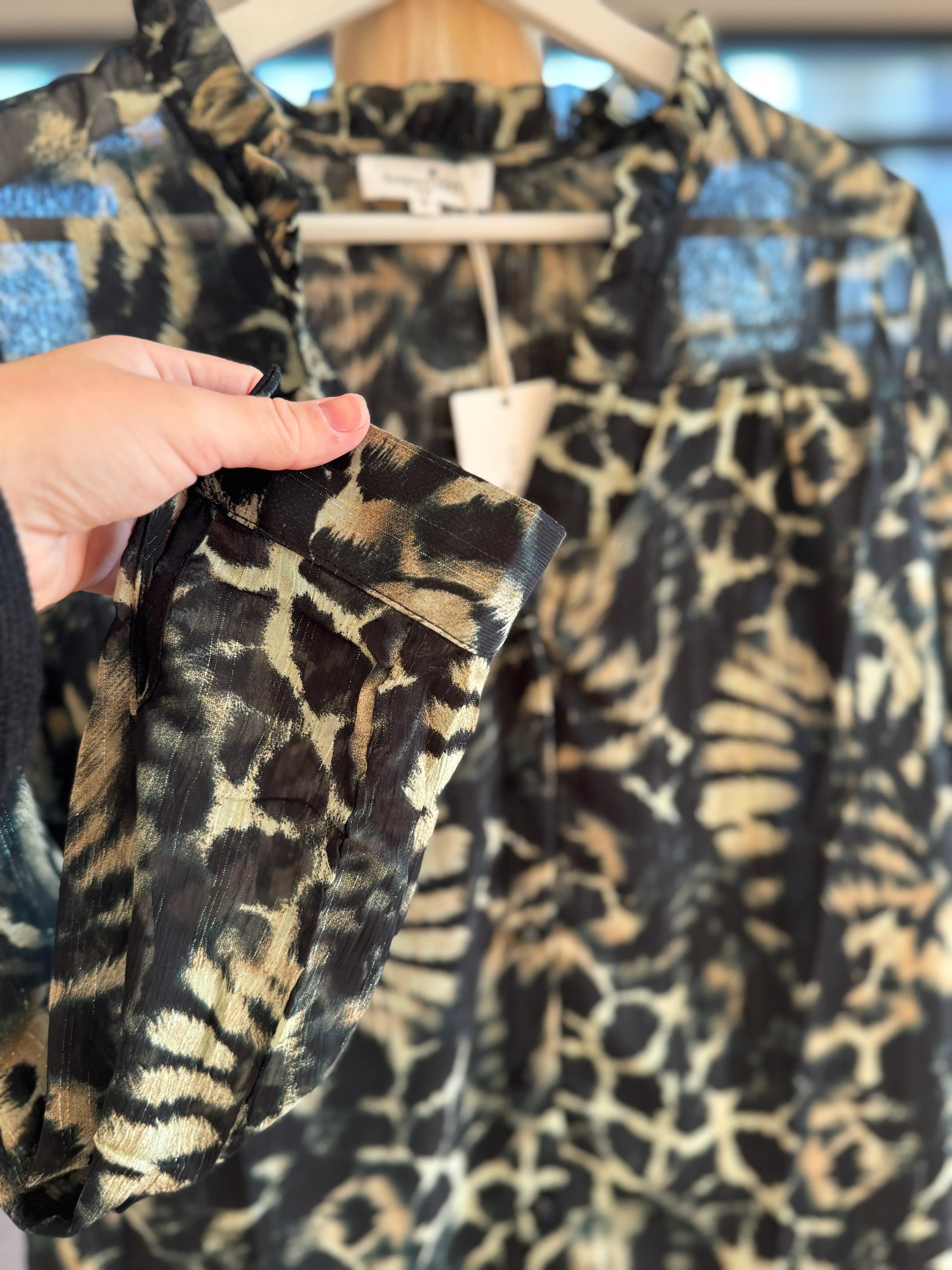 Chemise fluide imprimé sauvage