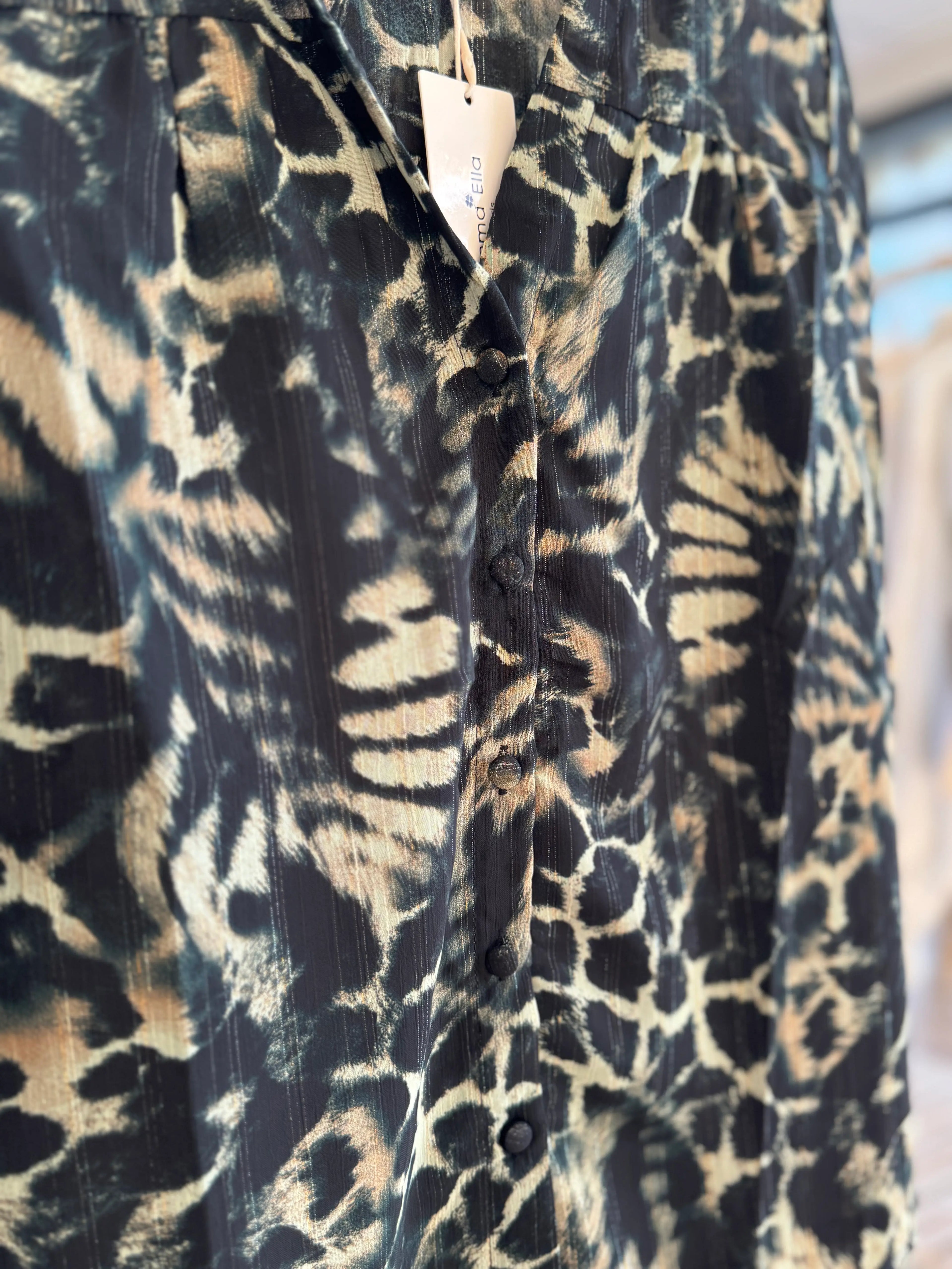 Chemise fluide imprimé sauvage