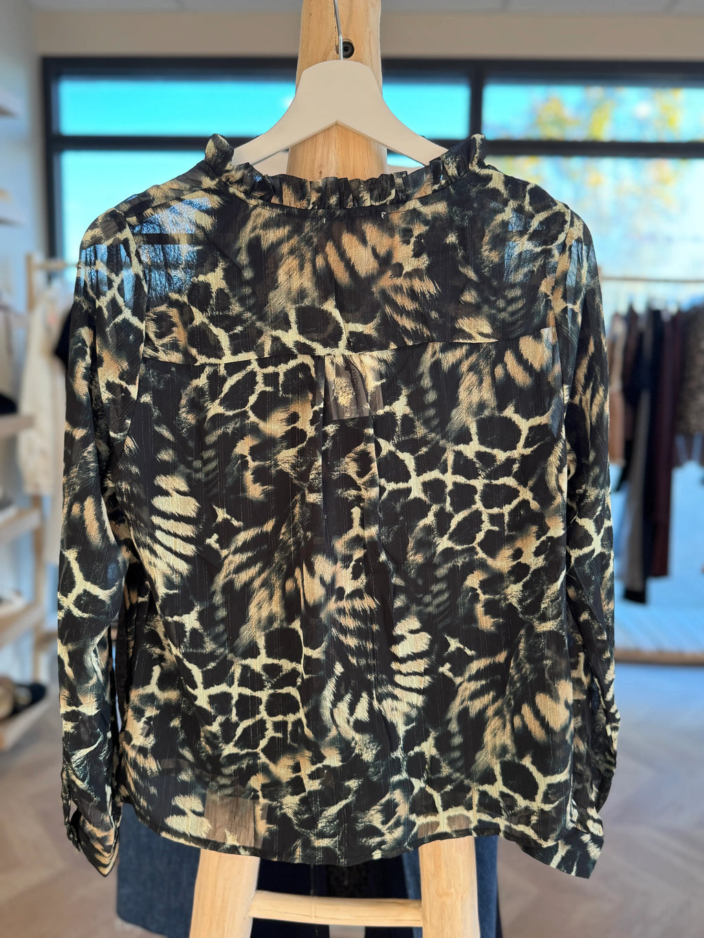 Chemise fluide imprimé sauvage