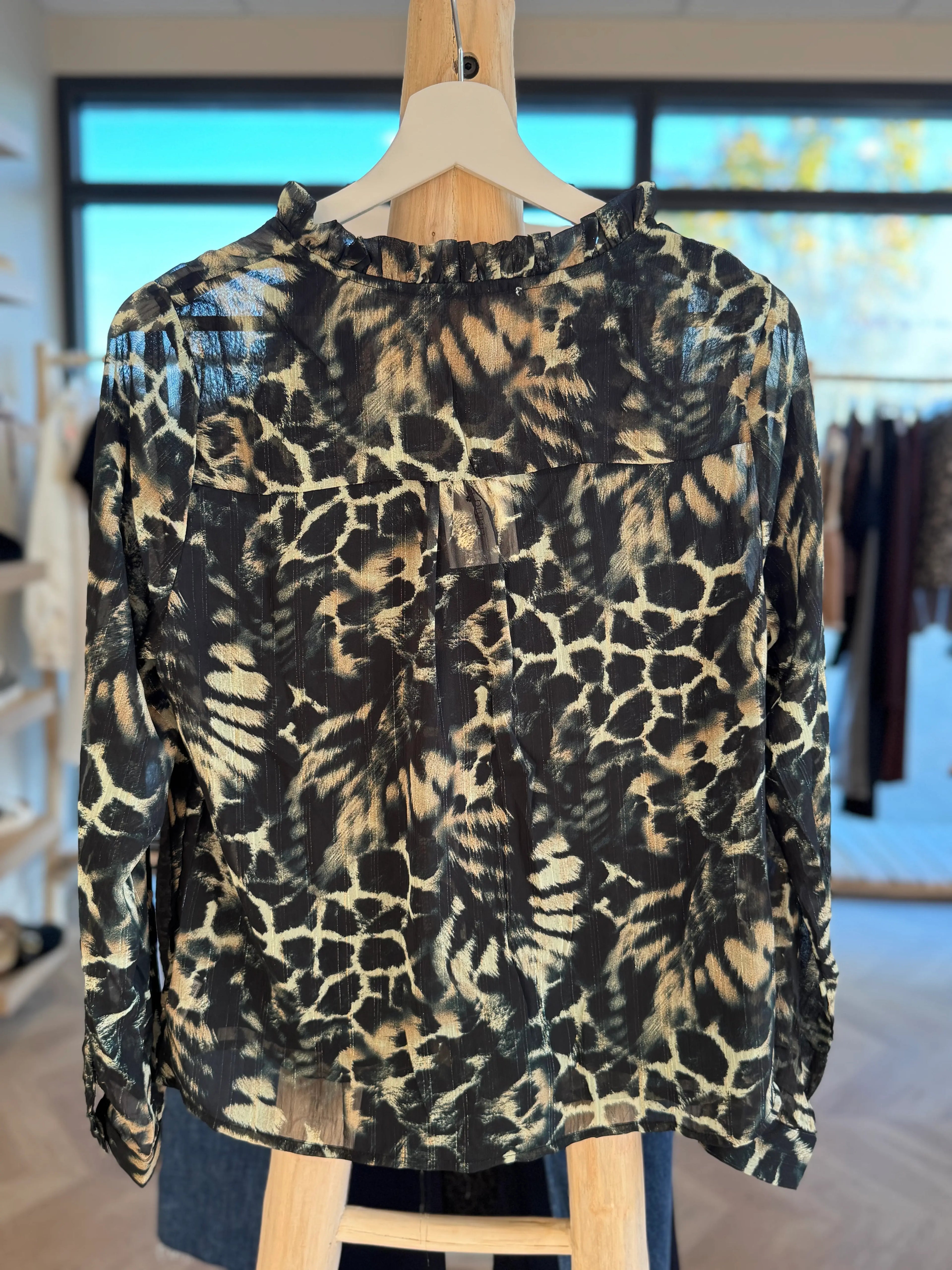 Chemise fluide imprimé sauvage