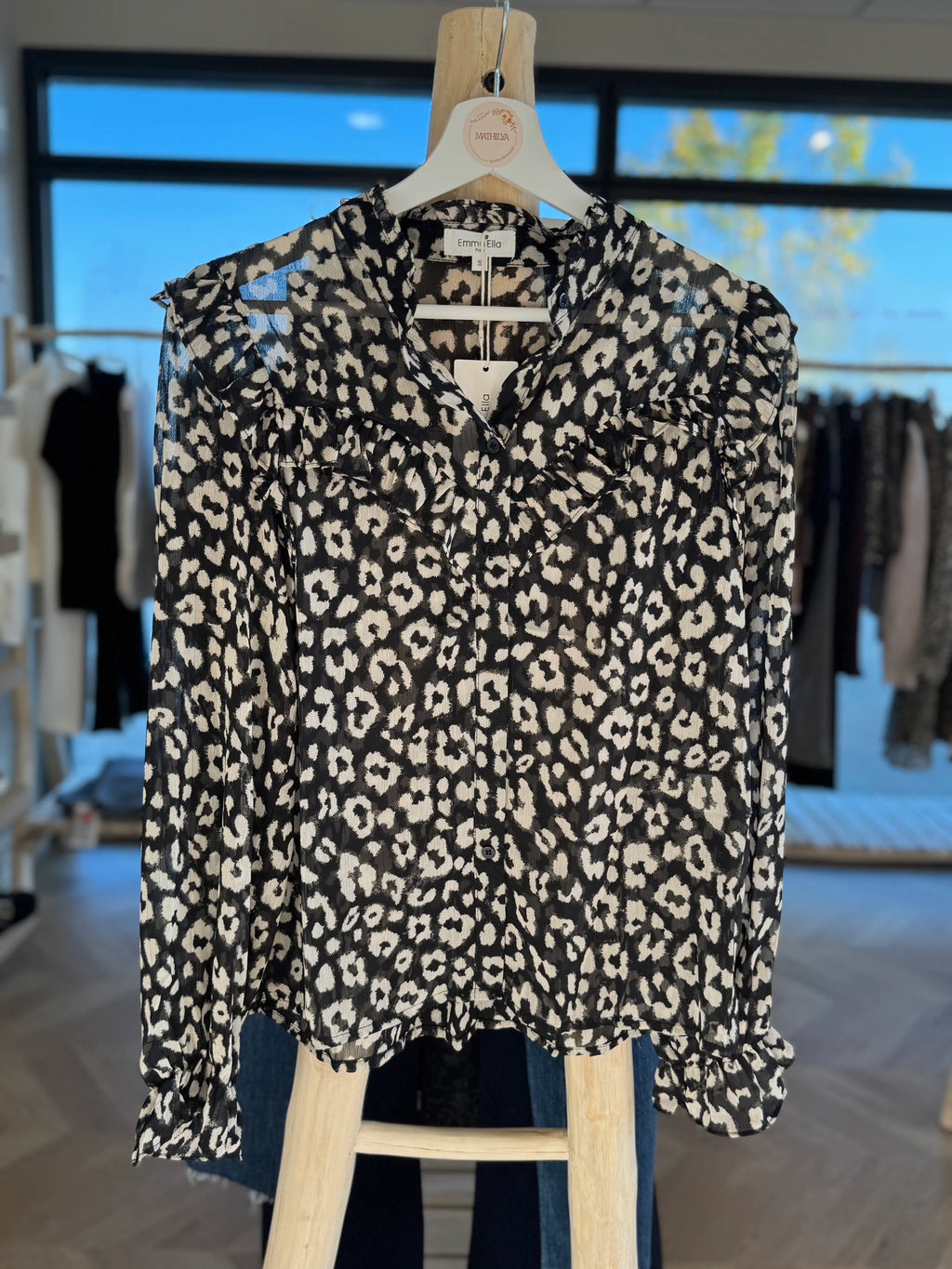 Blouse imprimé sauvage