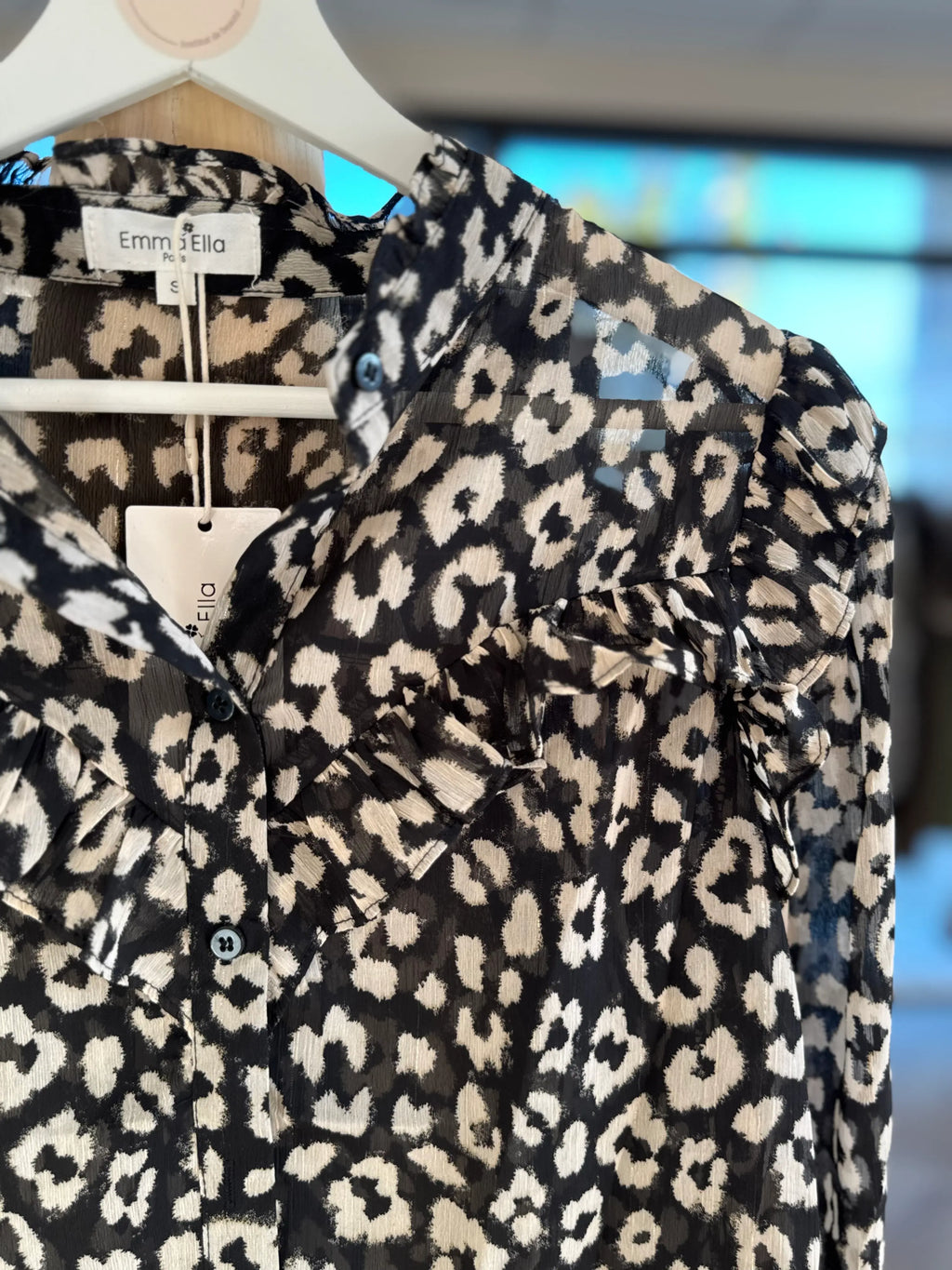 Blouse imprimé sauvage