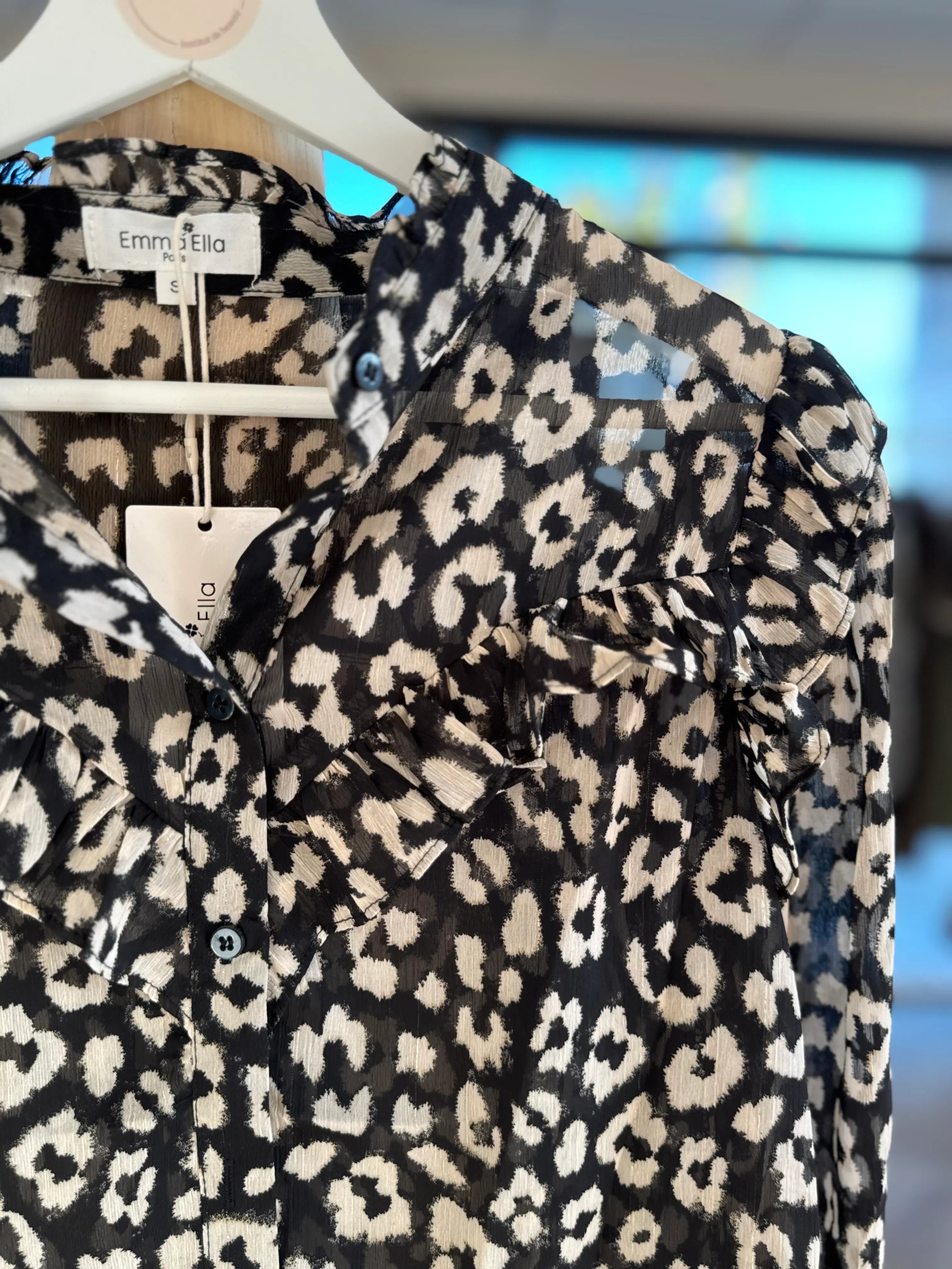 Blouse imprimé sauvage