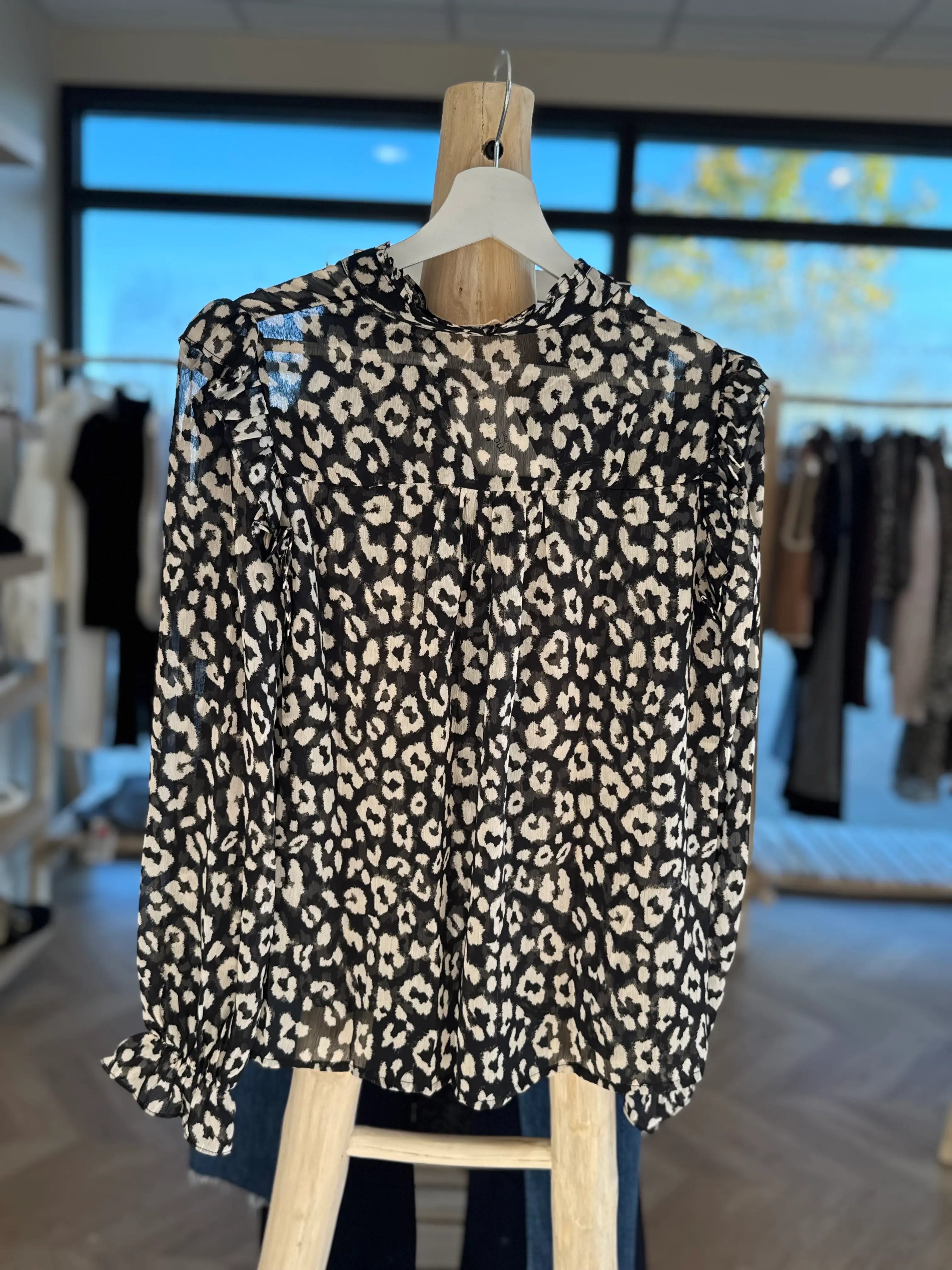 Blouse imprimé sauvage