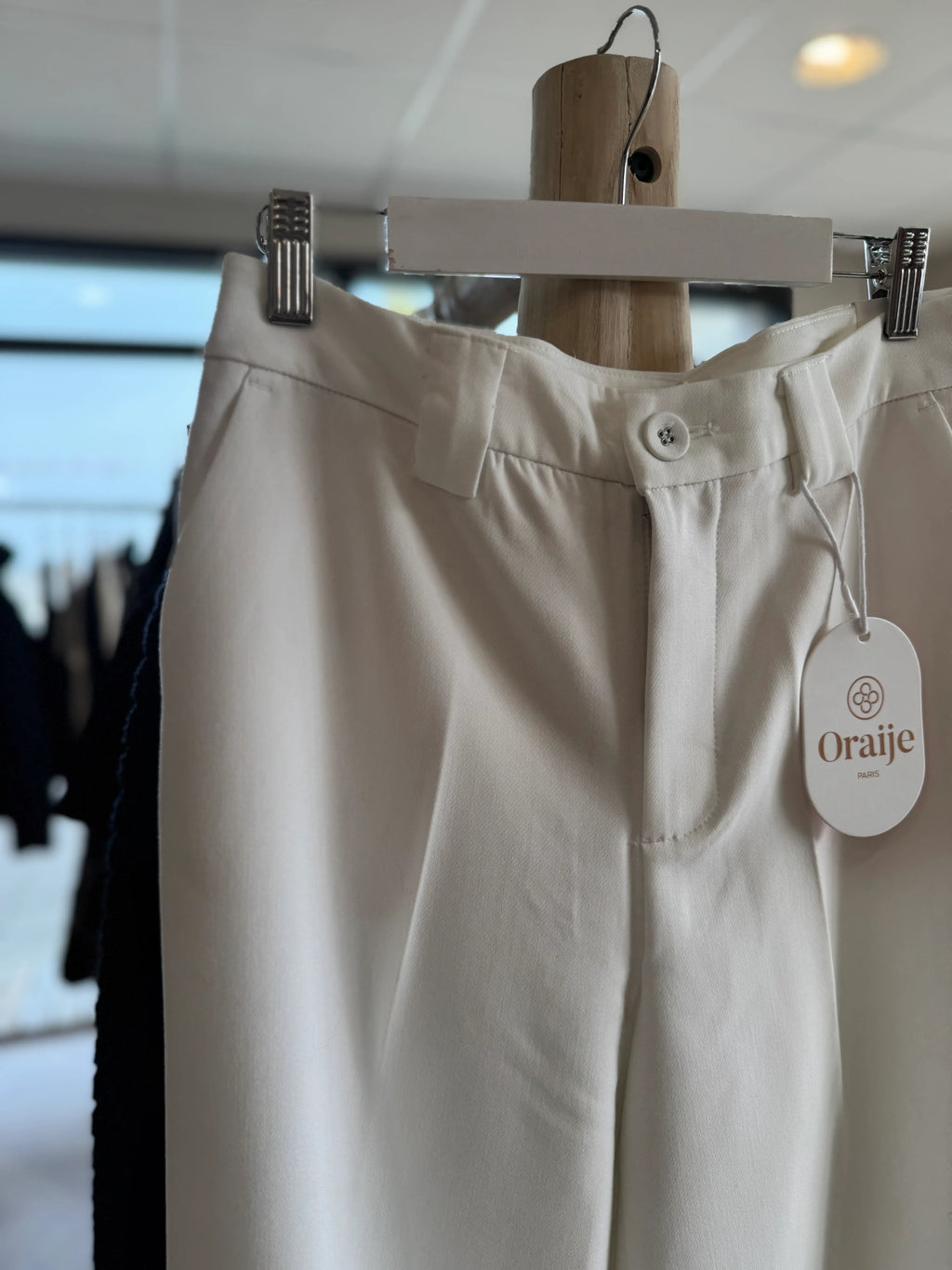 Pantalon blanc tailleur - Oraije - Petite
