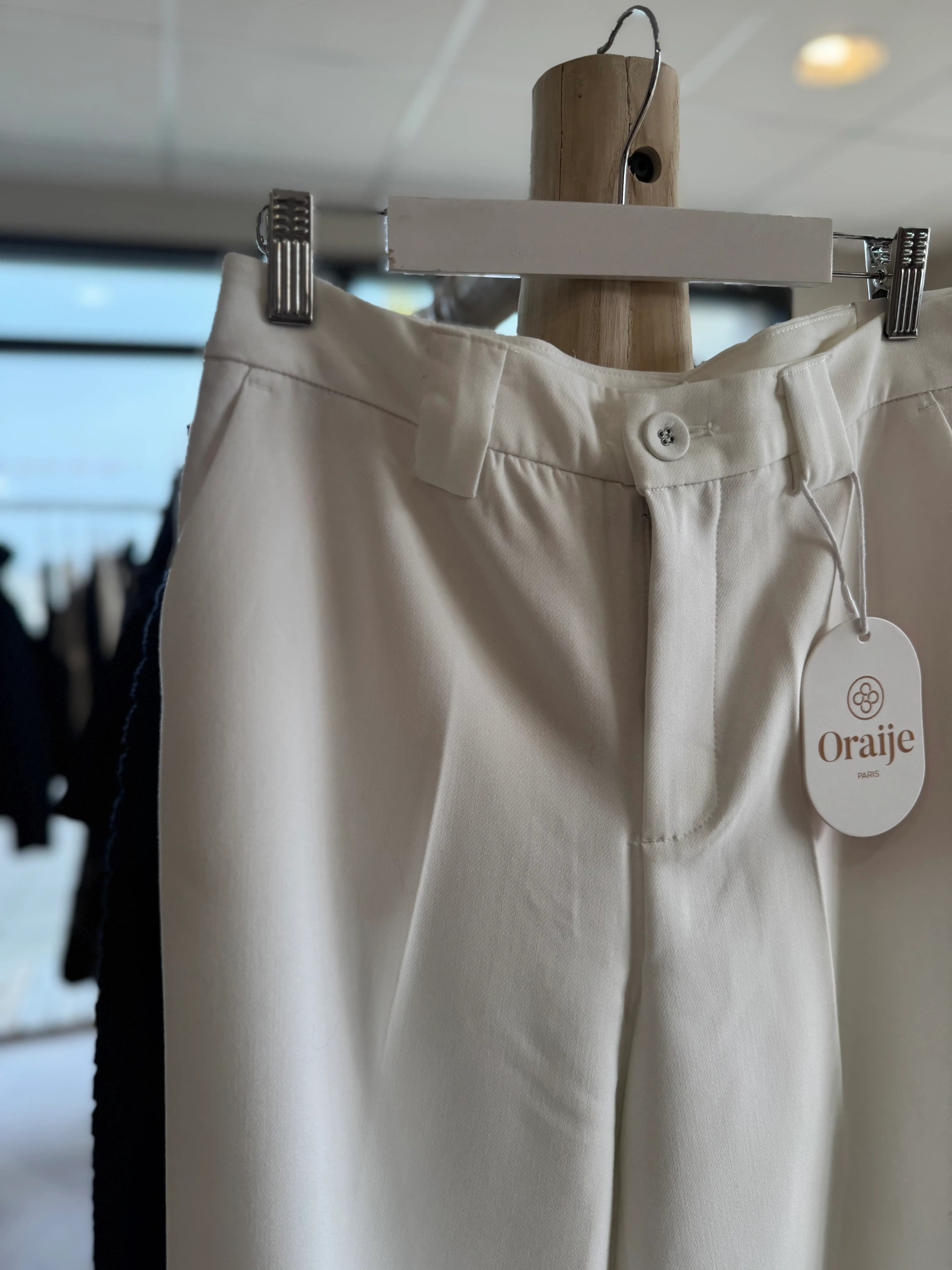 Pantalon blanc tailleur - Oraije - Petite