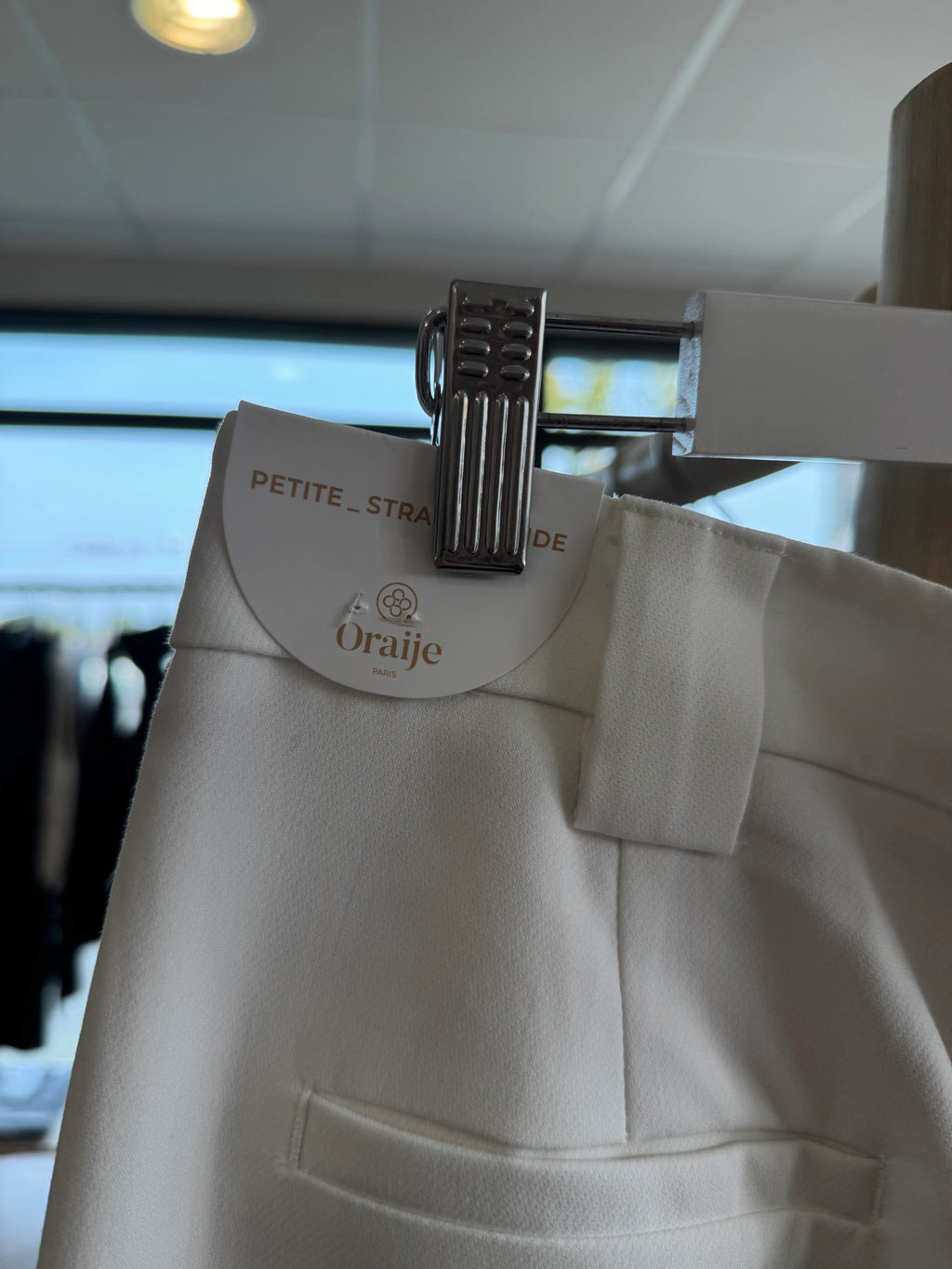 Pantalon blanc tailleur - Oraije - Petite