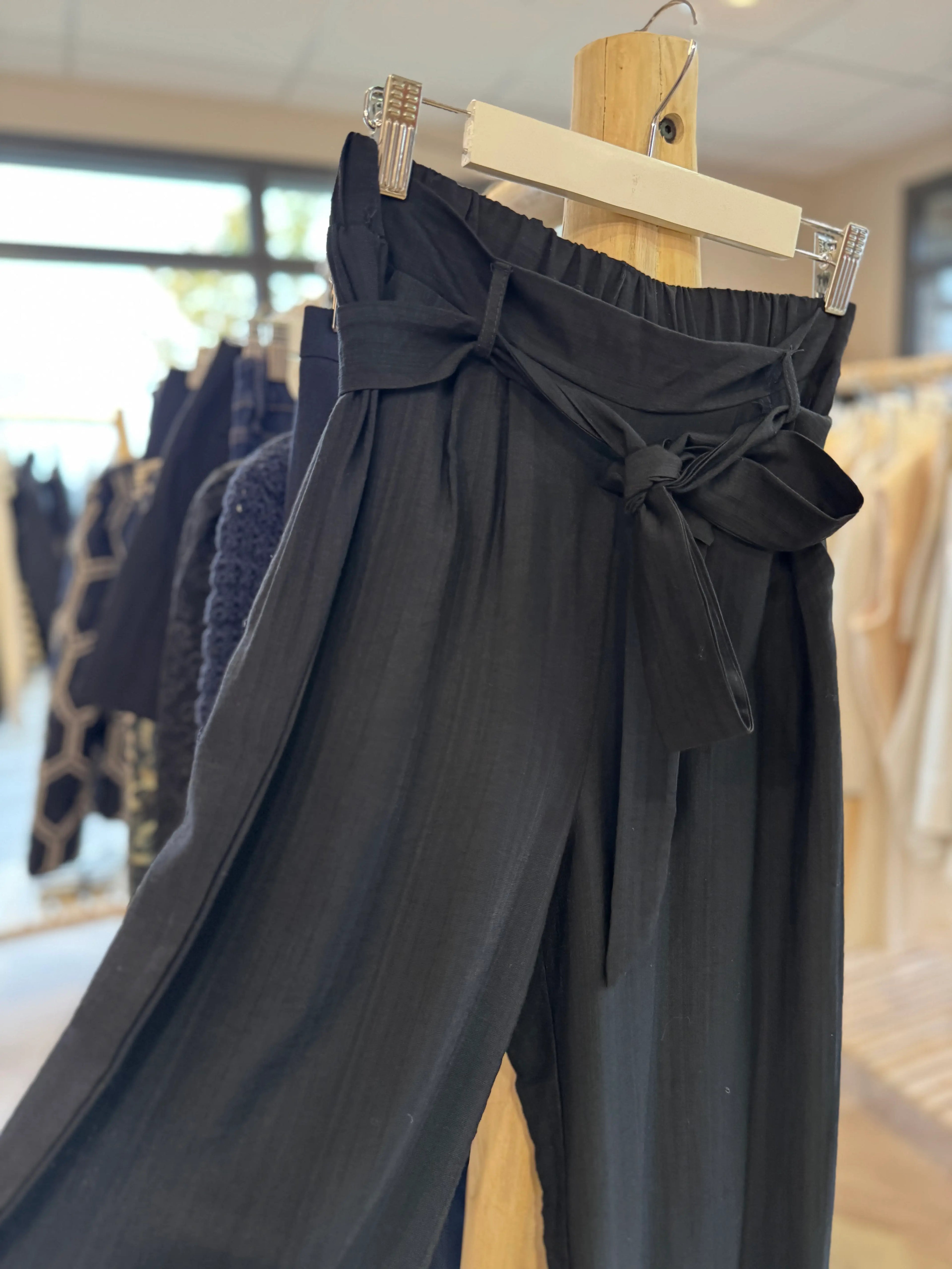 Pantalon fluide noir