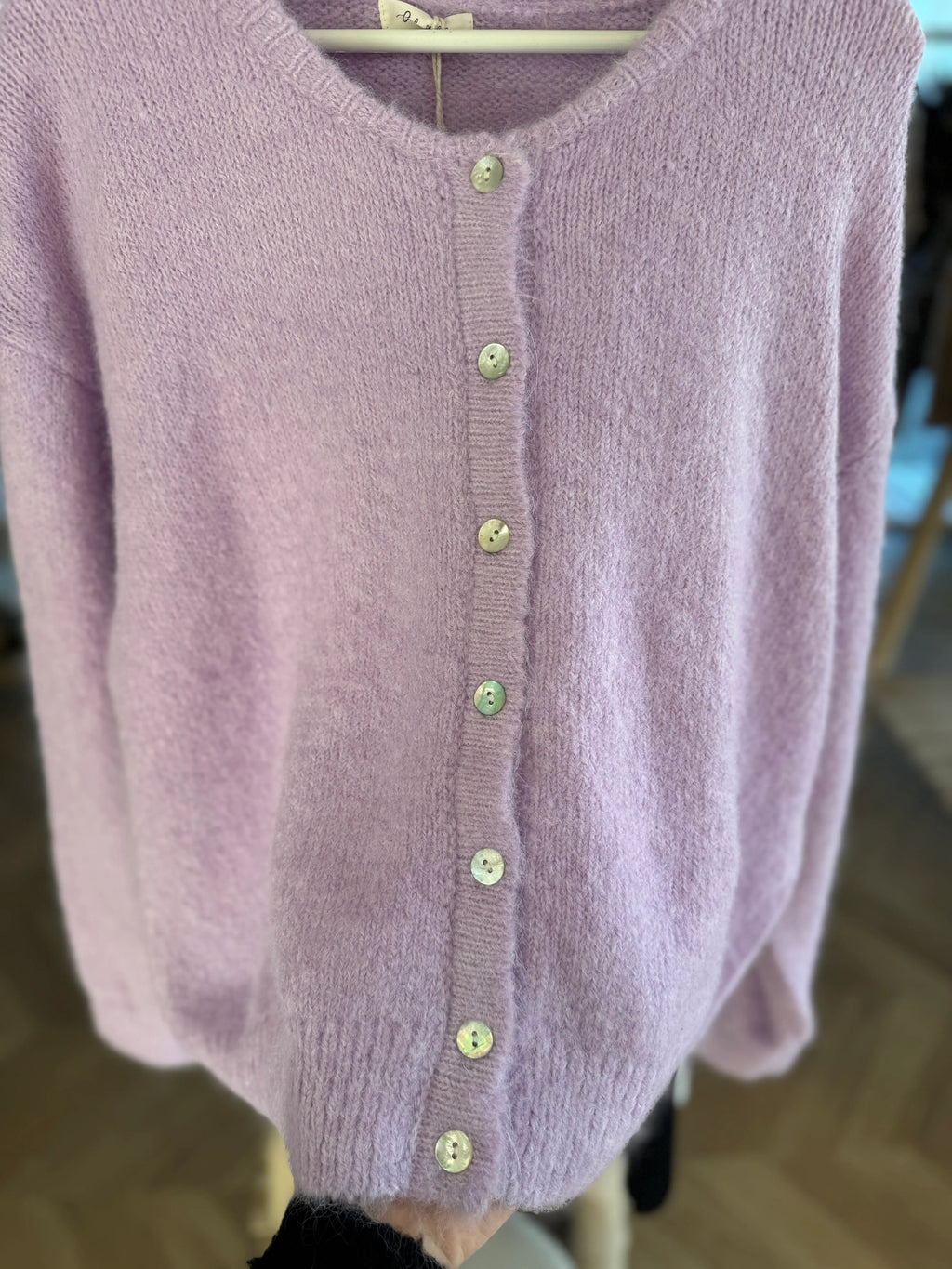Gilet doux Lilas