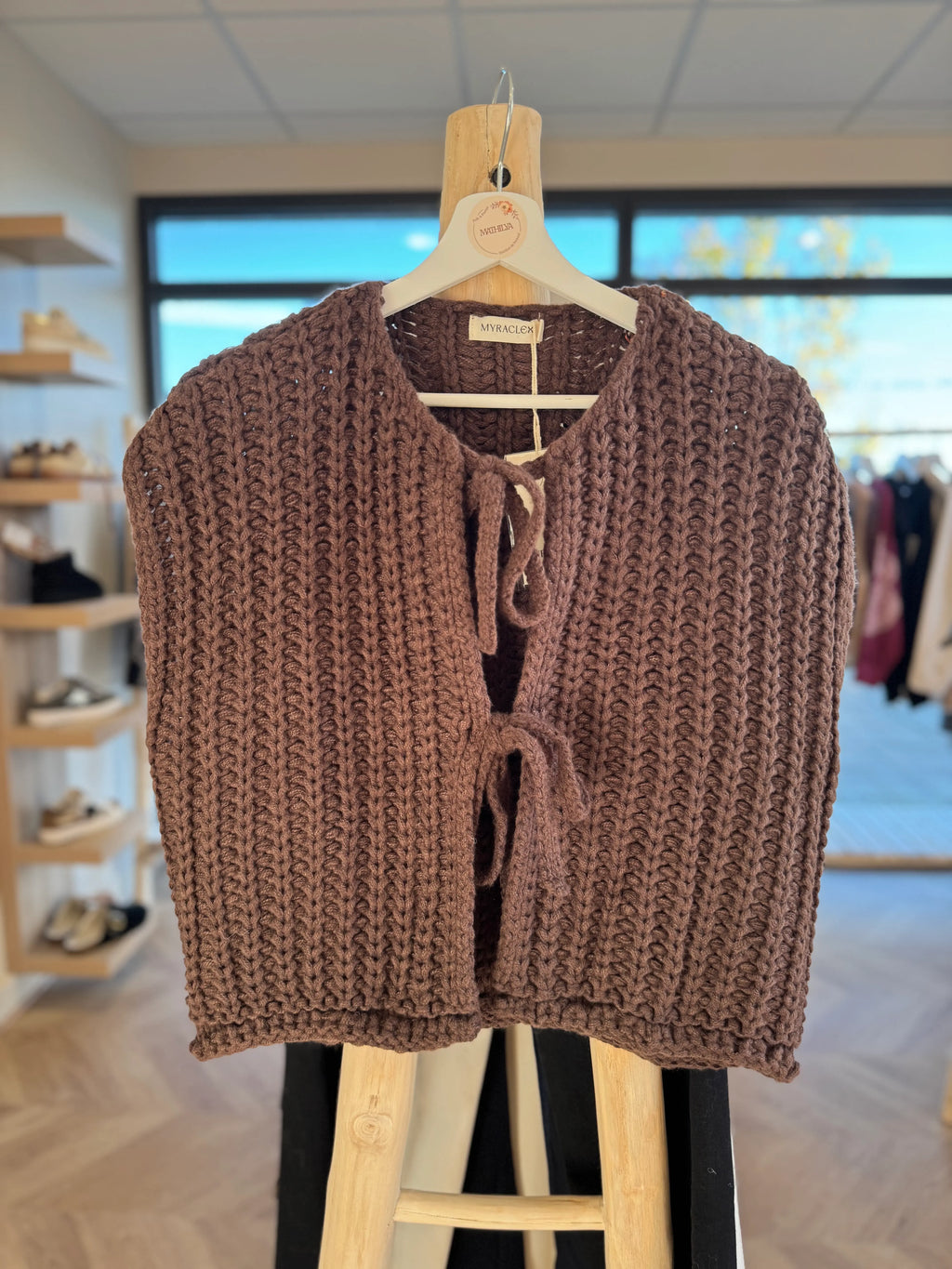 Gilet sans manches chocolat