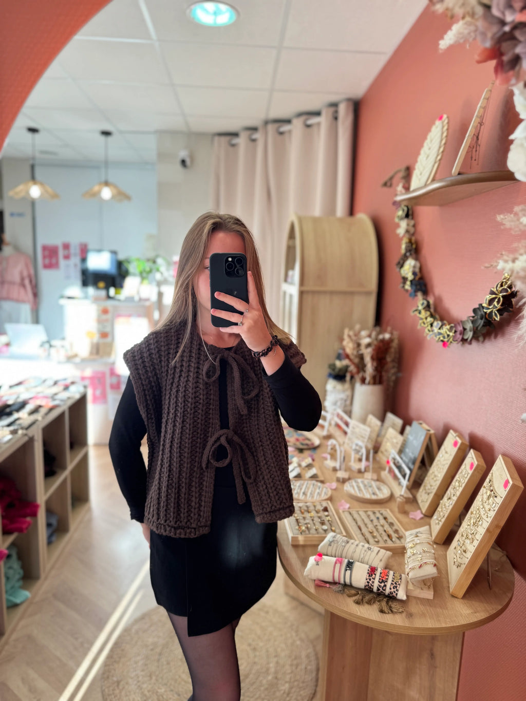 Gilet sans manches chocolat