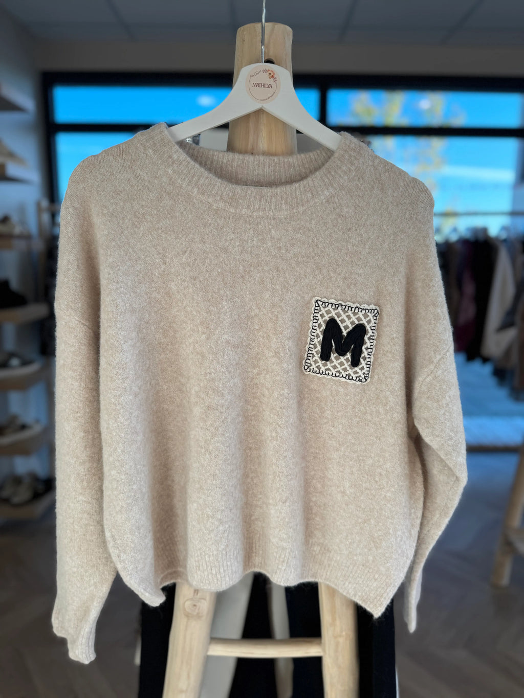 Pull beige écru « M »