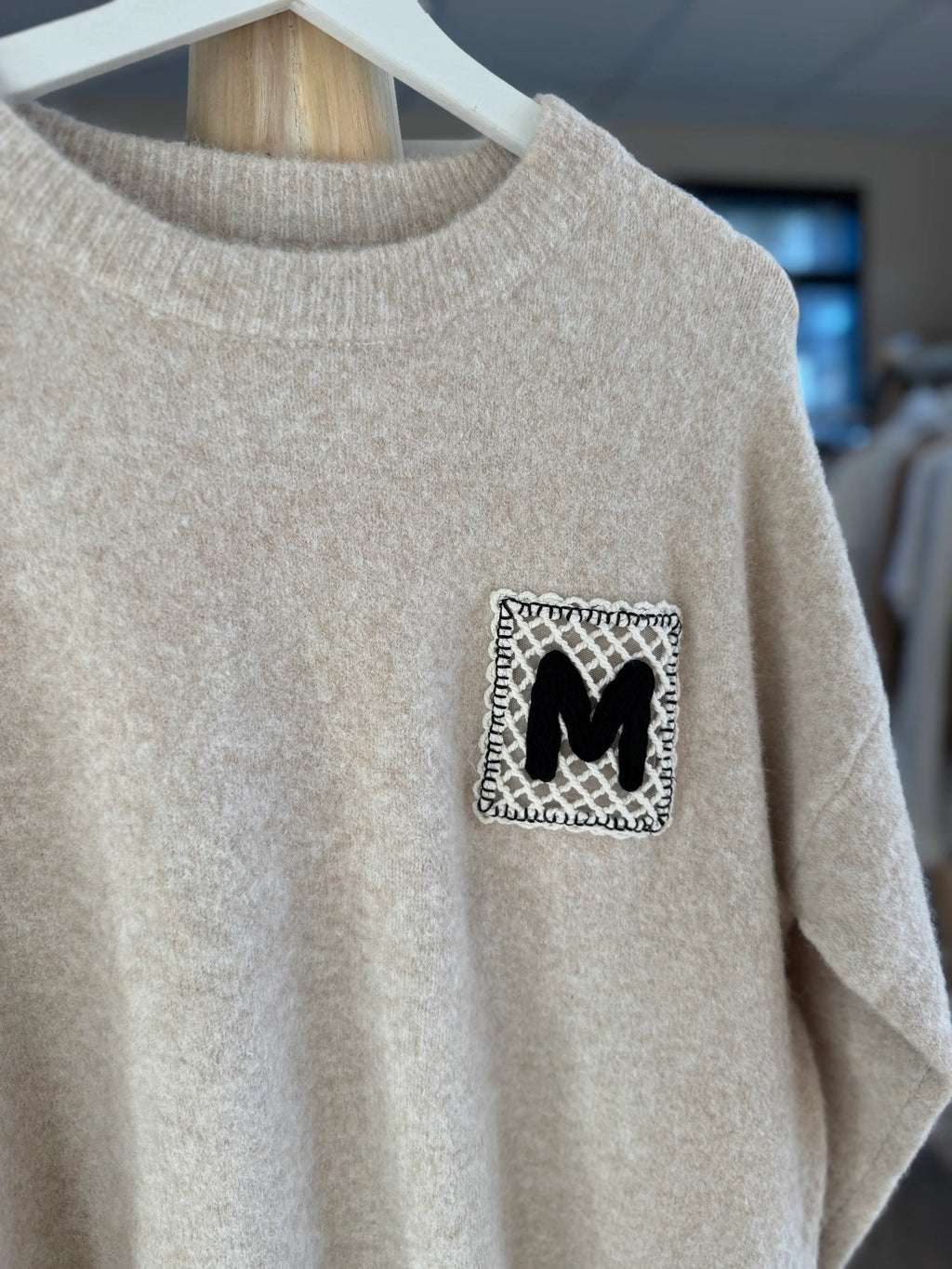 Pull beige écru « M »